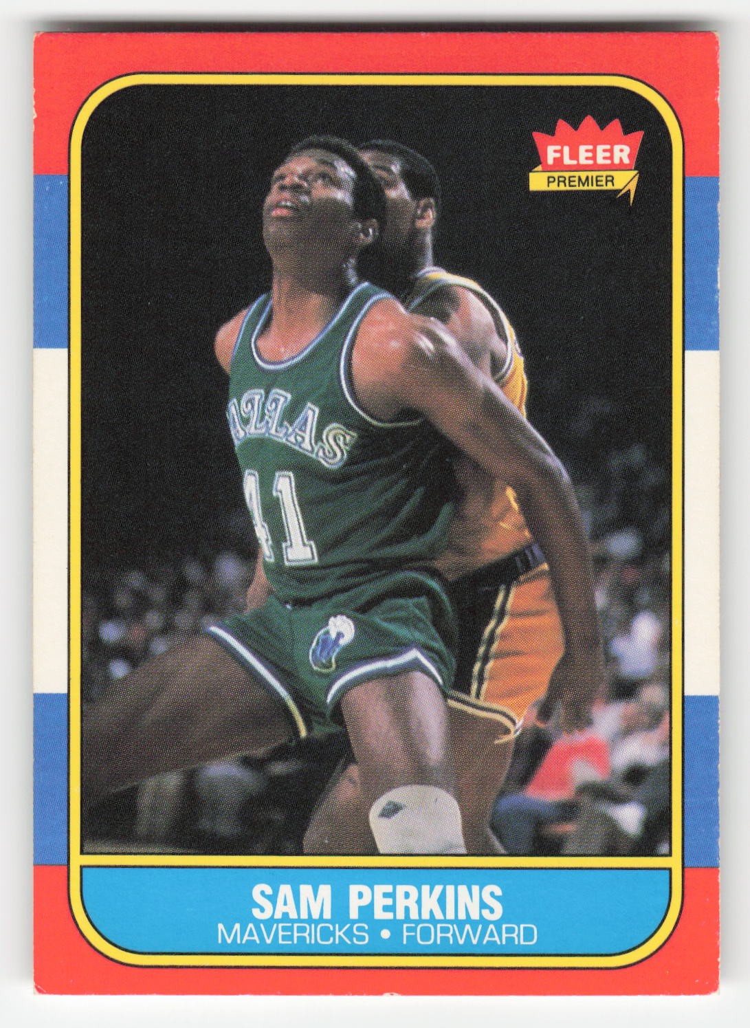 Sam Perkins 1986-87 Fleer #86 Dallas Mavericks VG