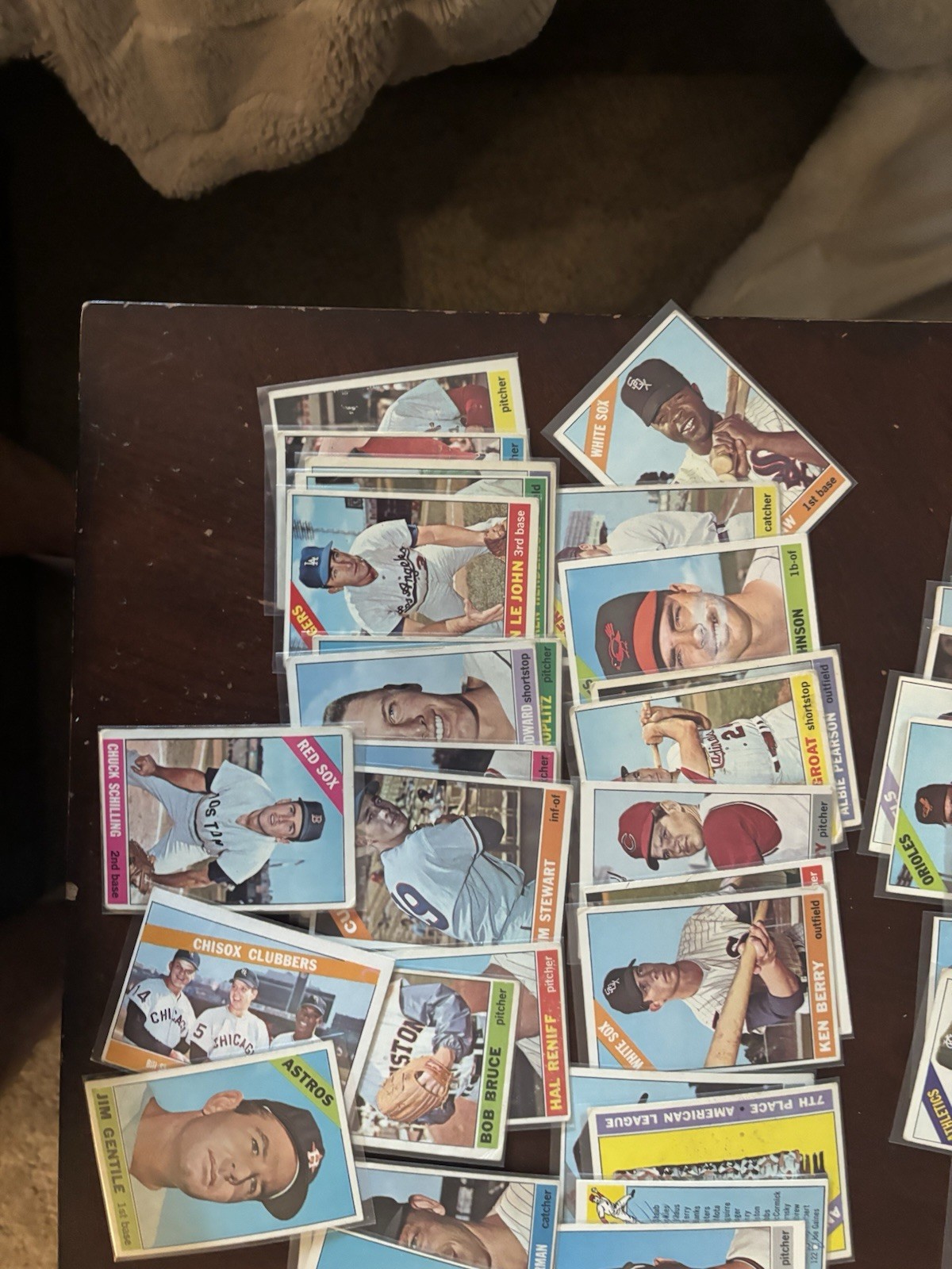 1966 Topps baseball 78 cards Willie Mays team cards mid to high card # to 520