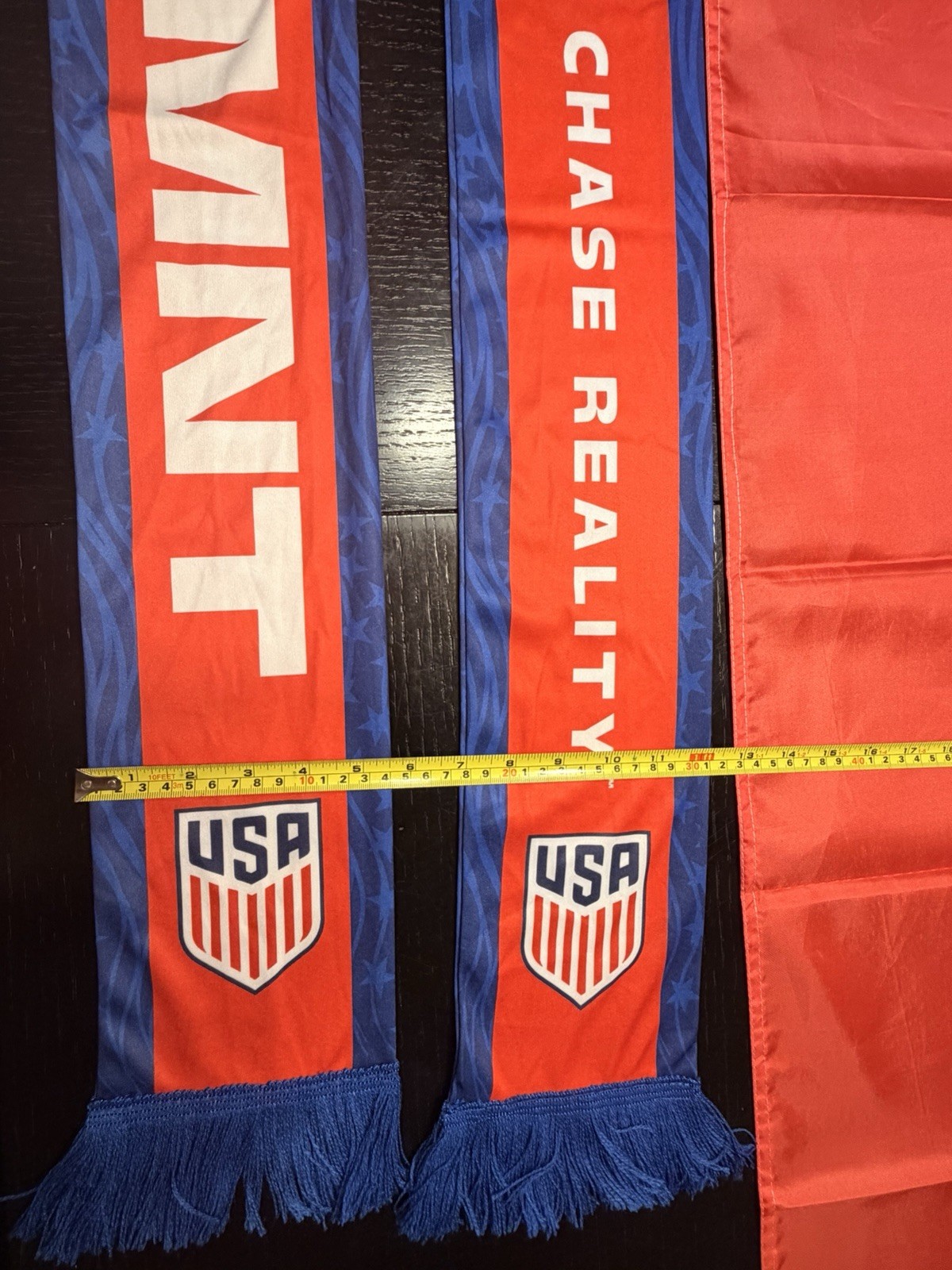 USMNT USA Soccer Fan Bundle 3×5 Flag + 2 Supporter Scarves Game Day Decor