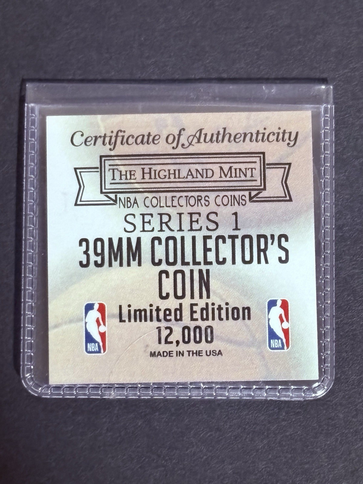 2022 Magic Johnson NBA COIN Series 1 Highland Mint Collectors Lakers HOF 1/12000