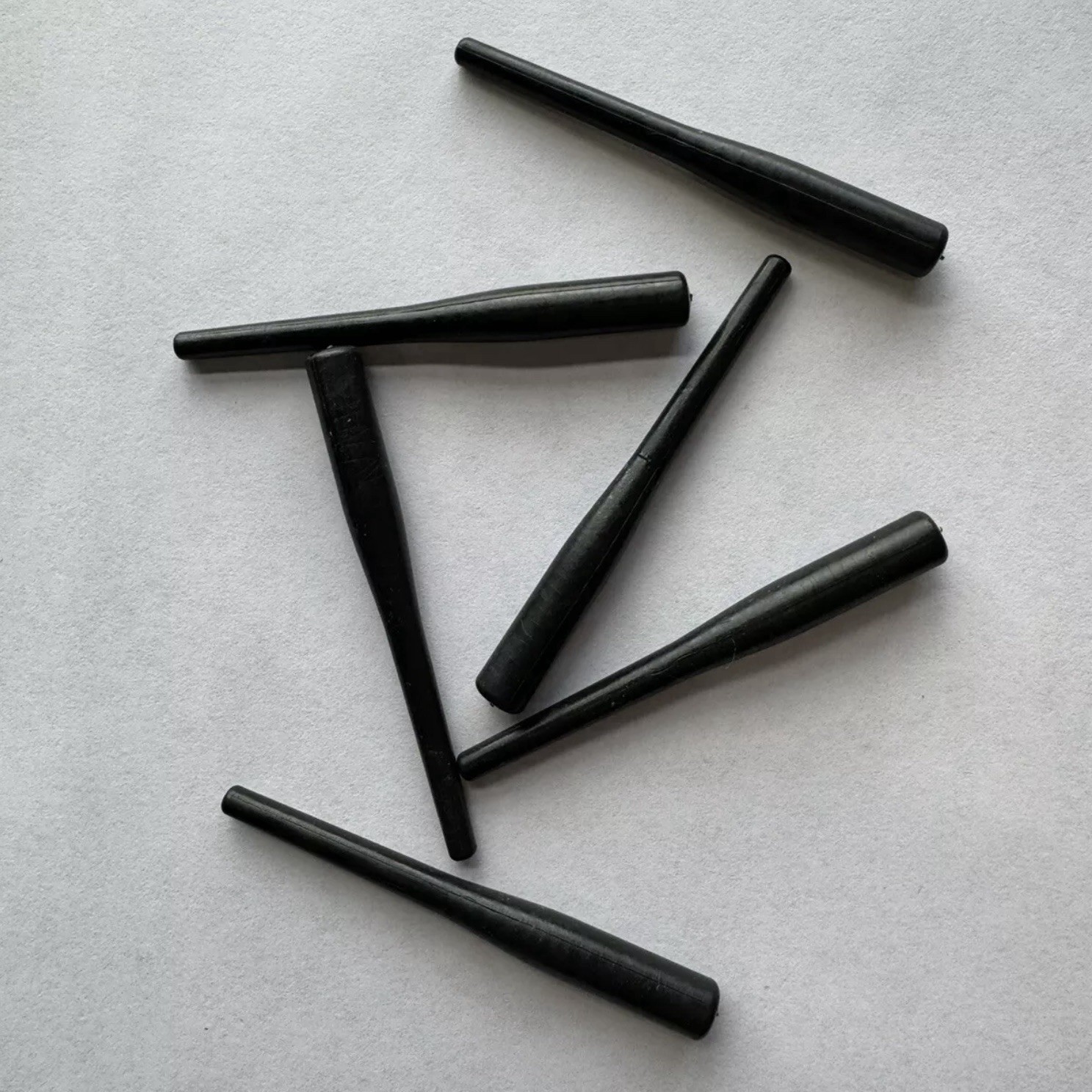2.5” Black Bobblehead Replacement Bat (1 Piece)