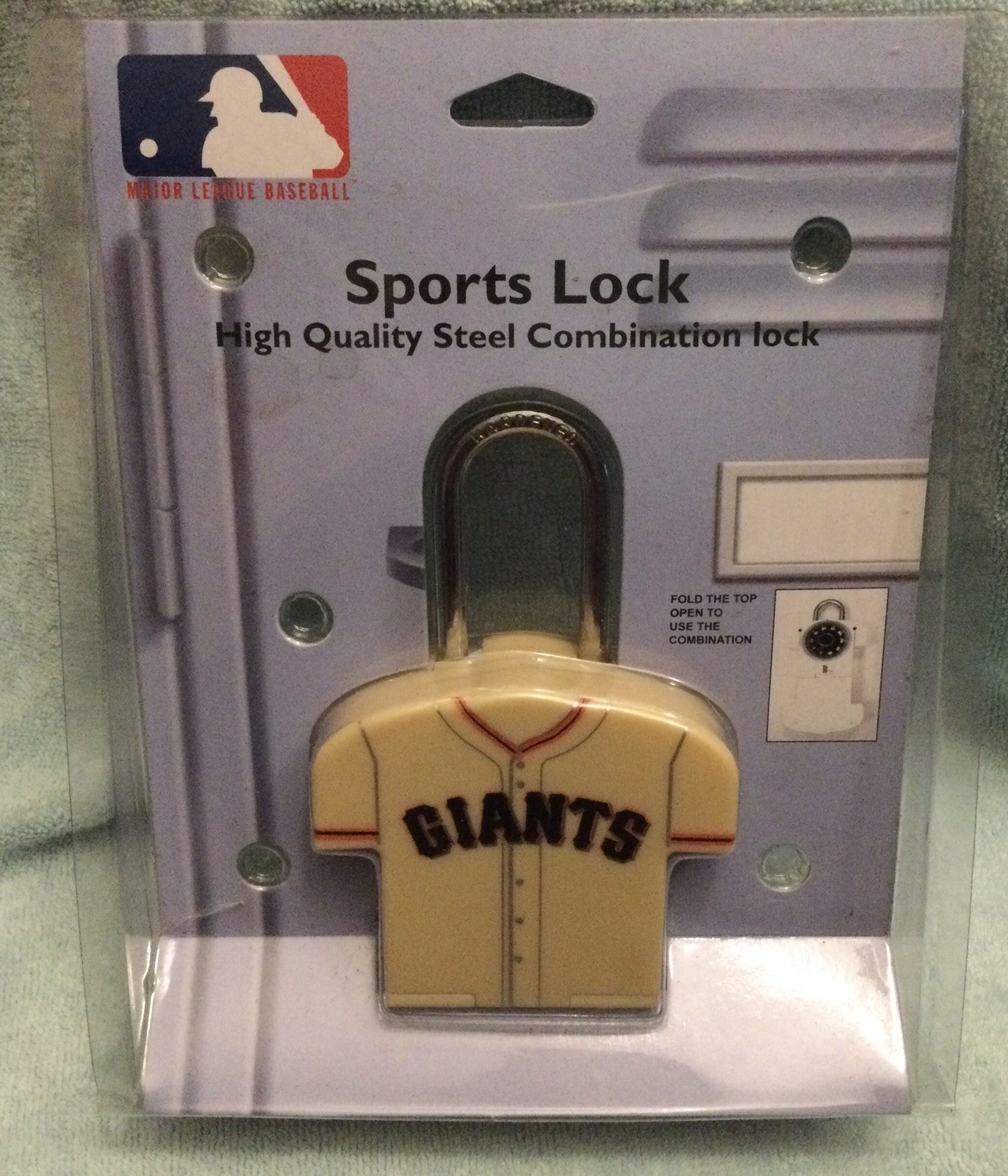 MLB Sports Lock San Francisco Giants High Quality Steel Combination Lock