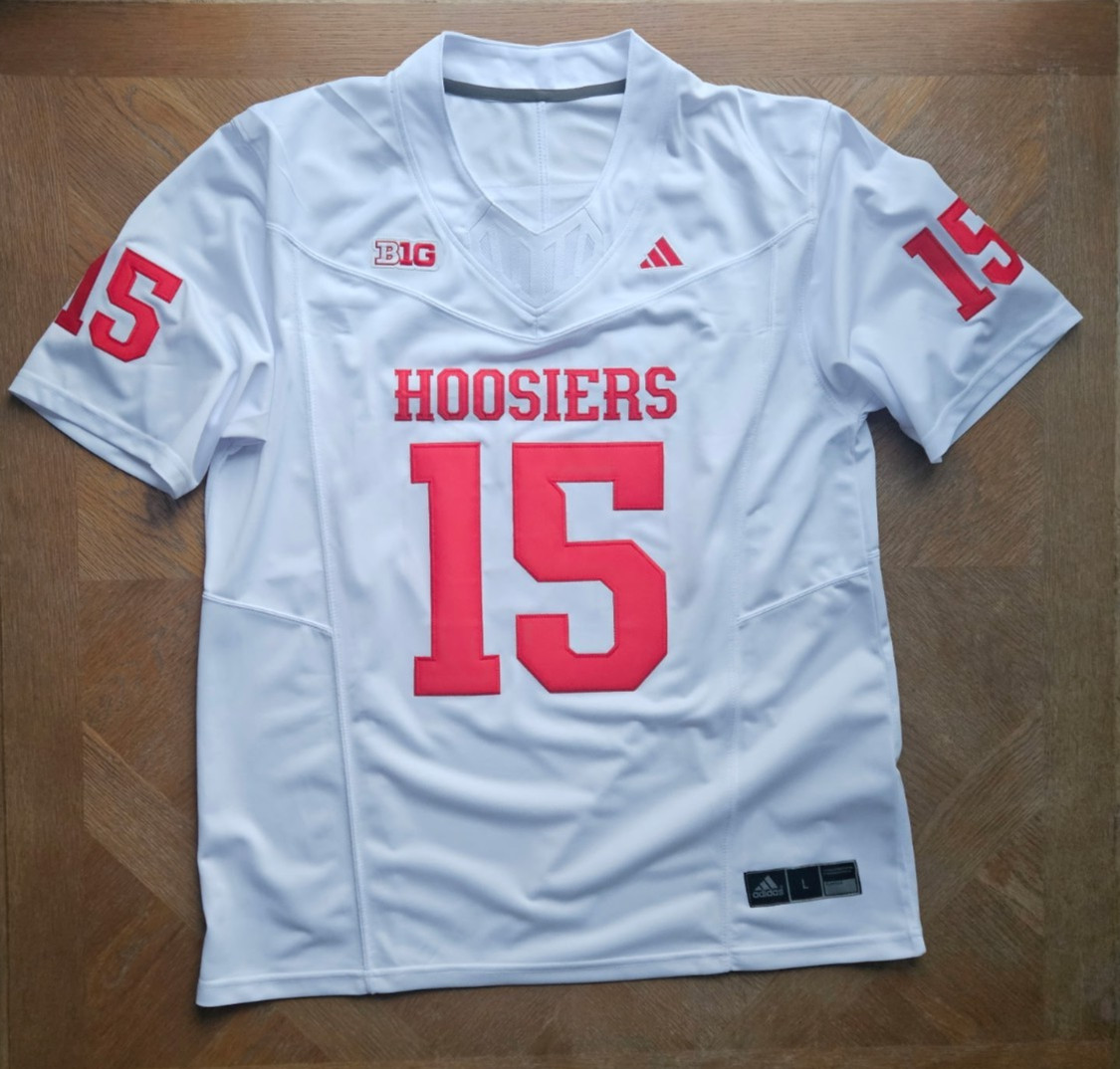 Fernando Mendoza #15 Indiana Hoosiers Home Jersey 🏈 BIG 10 Conference CHAMPS!🏆