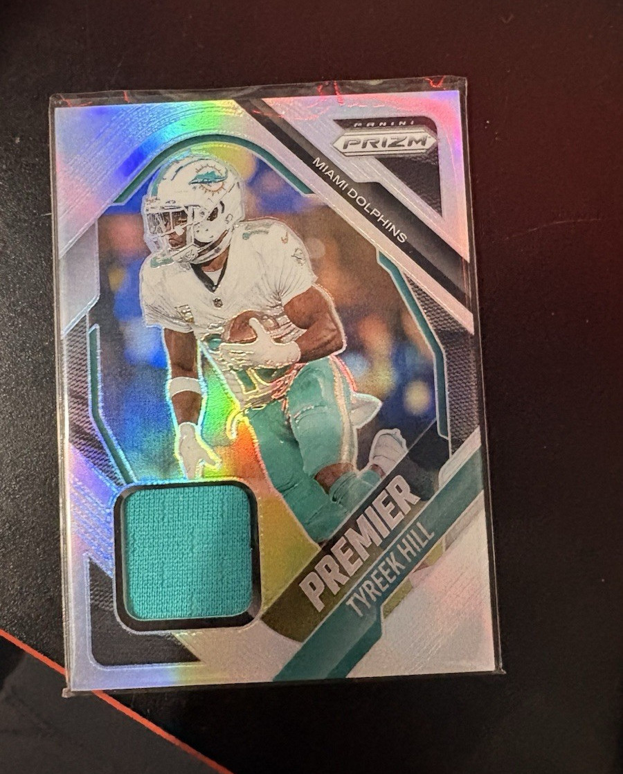 Panini 2025 Prizm Premier Jerseys Tyreek Hill Miami Dolphins Memorabilia PJY-THL
