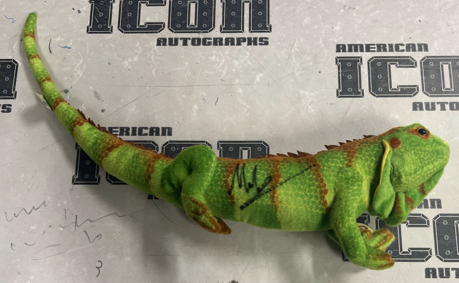 Mr. Iguana Signed 38″ Plush Yezka Stuffed Lizard WWE NXT Lucha Libre AAA Auto’d