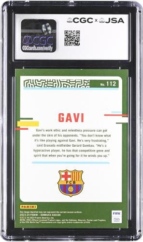 Autographed Gavi FC Barcelona Card Fanatics Authentic COA Item#14660208