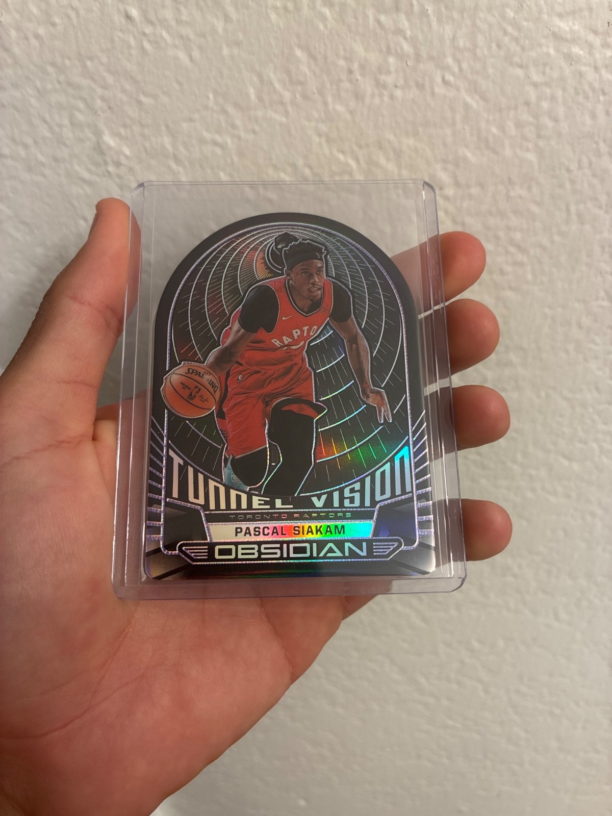 2019-20 Obsidian PASCAL SIAKAM “Tunnel Vision” #/50 PURPLE ETCH Die-Cut🔥#12