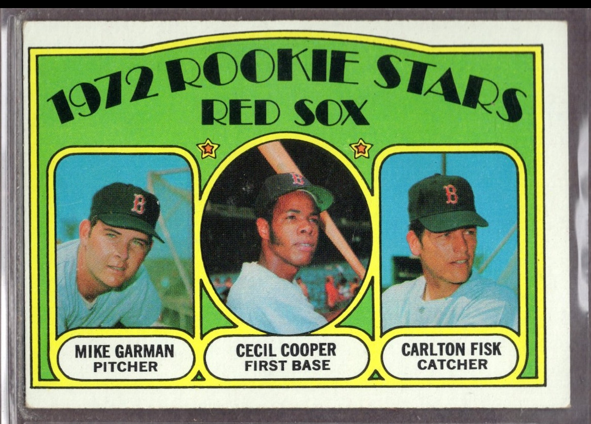 1972 Topps Set-Break # 79 Carlton Fisk/C.Cooper VG-VGEX *JAYSACE*