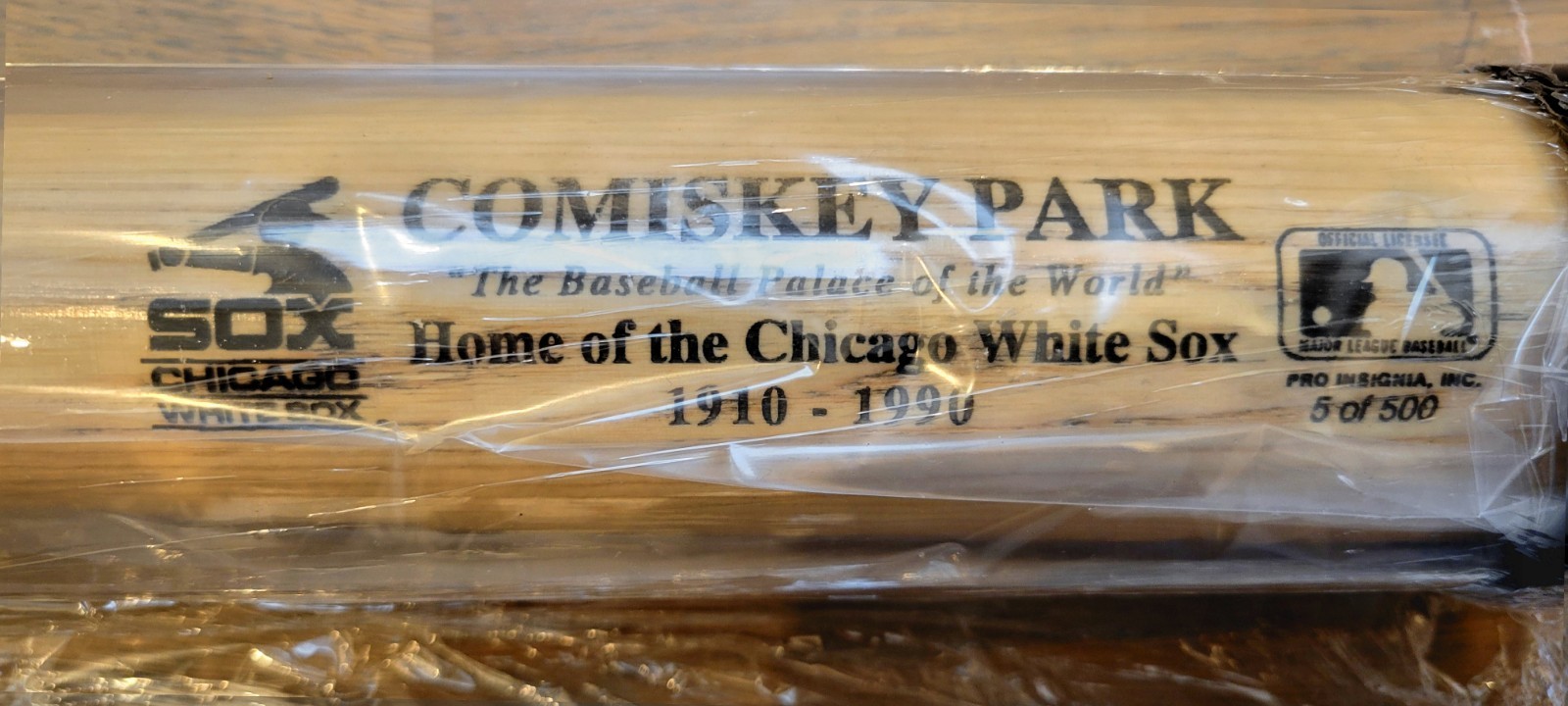 1910 – 1990 Comiskey Park Rawlings Baseball Bat #5 of 500 Chicago White Sox NIB