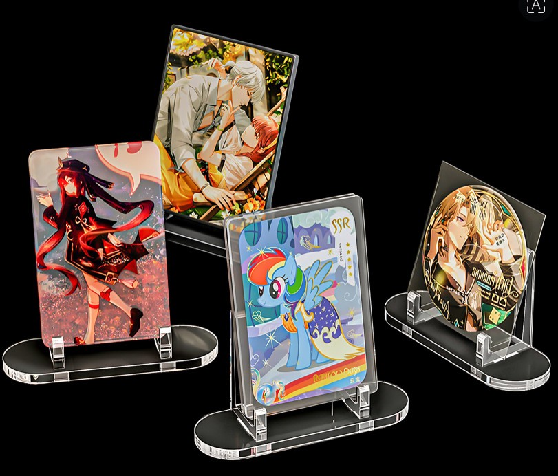 100Pack–PSA/Graded Sports Card Holders Clear Acrylic Trading Card Display Stands