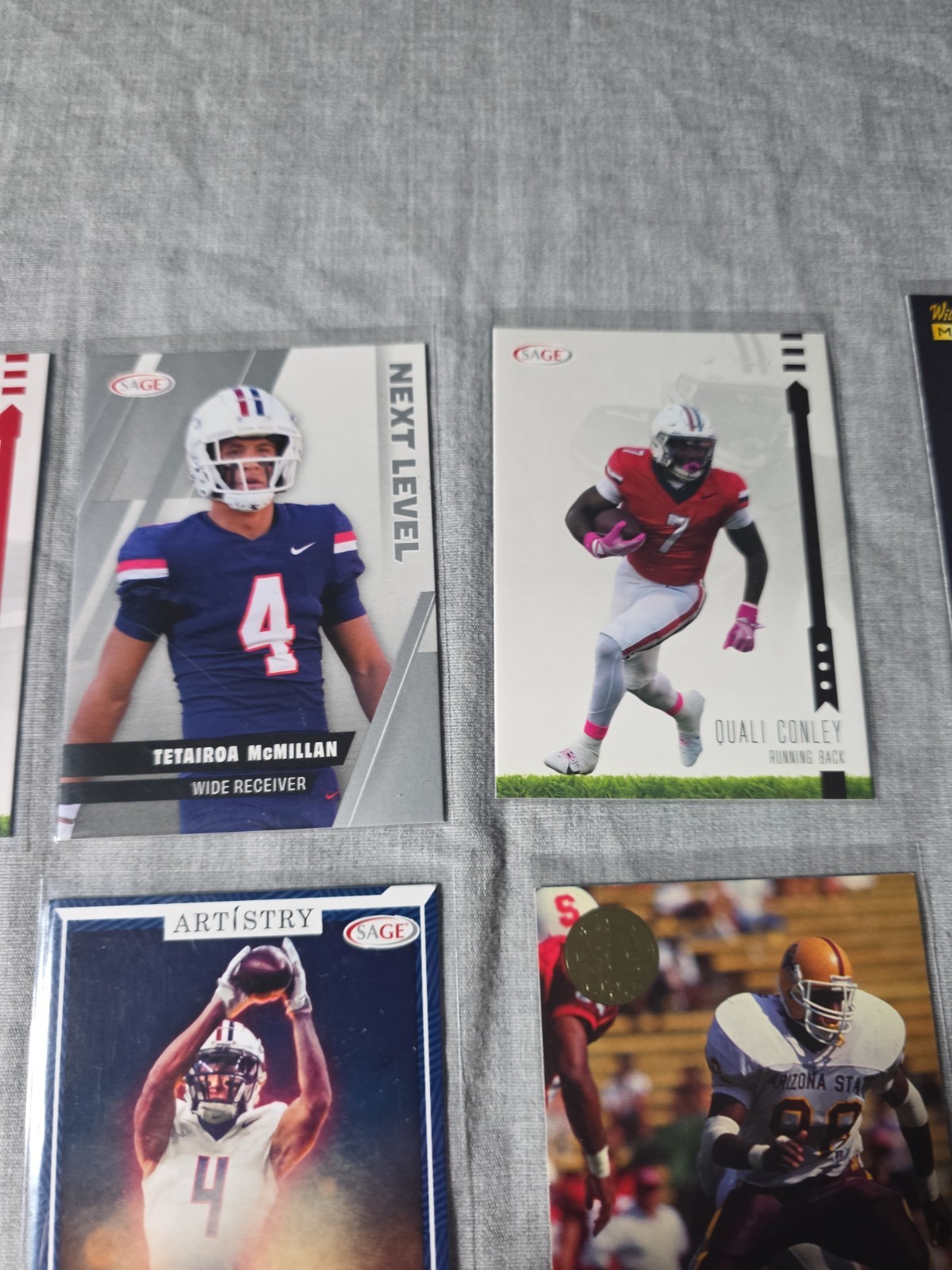 University Of Arizona/Arizona St. Basketball & Football Trading Card Lot Of 14