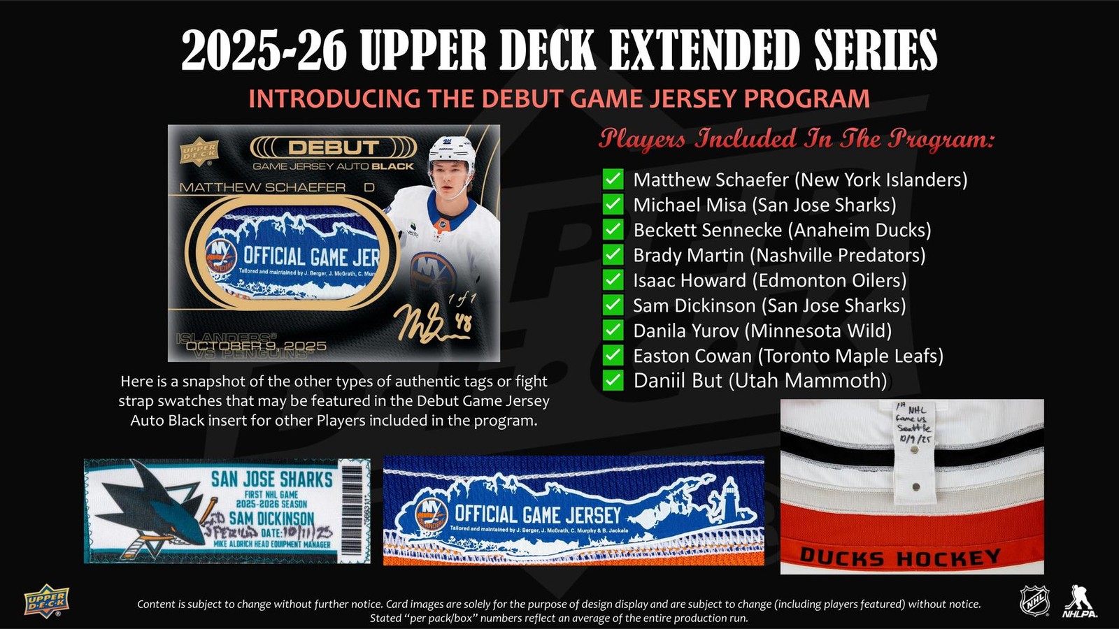 2025/26 UPPER DECK EXTENDED SERIES HOCKEY HOBBY BOX