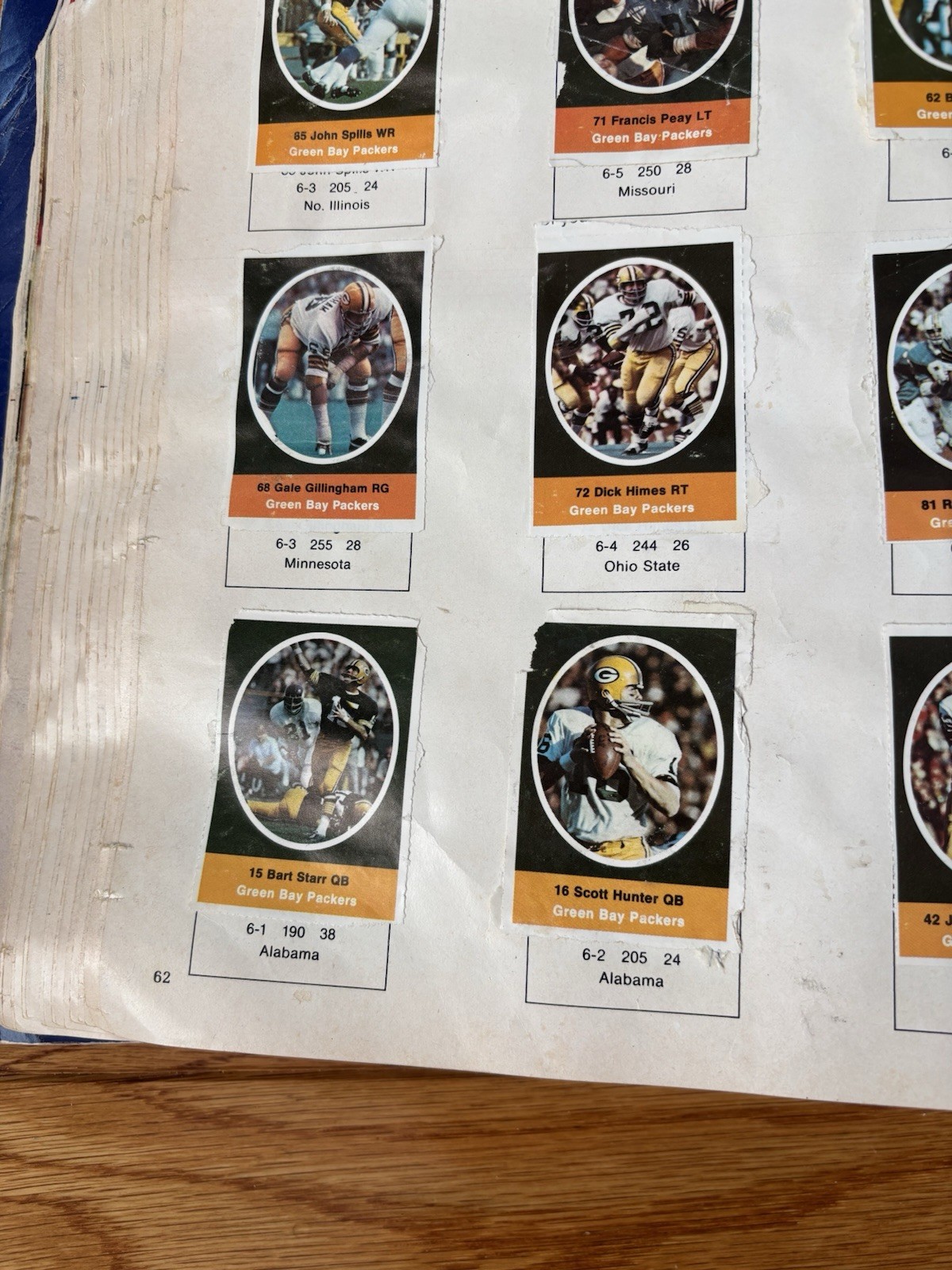 Vintage NFL Action 1972 Sunoco Sticker Album with Stickers – 90% Complete 💥