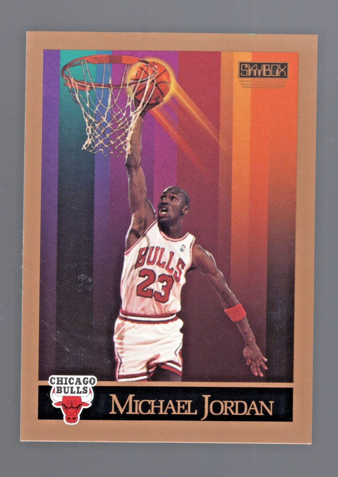 1990-91 Michael Jordan SkyBox #41 Chicago Bulls World Champion NBA All Star MVP