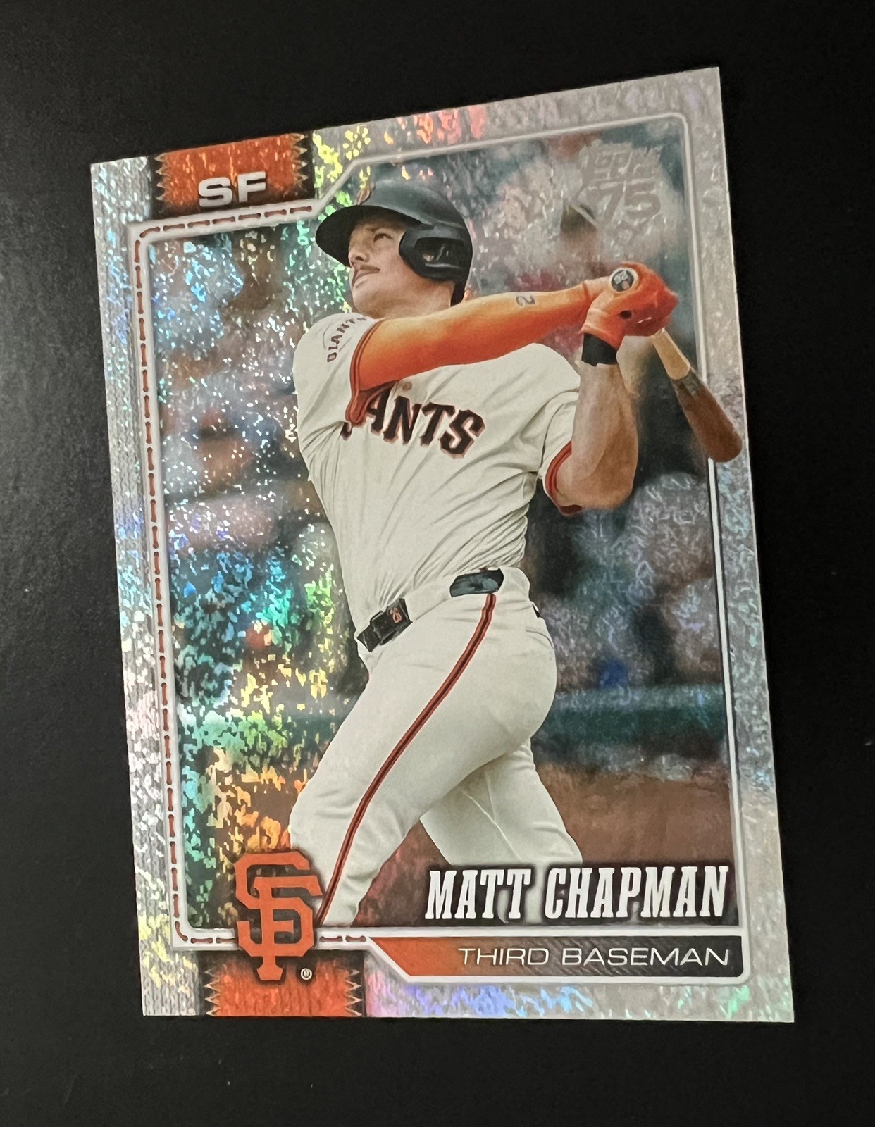 2026 Topps Matt Chapman Parallel Trio Lot Of 3 Aqua Holo Foil, Holo, Rainbow