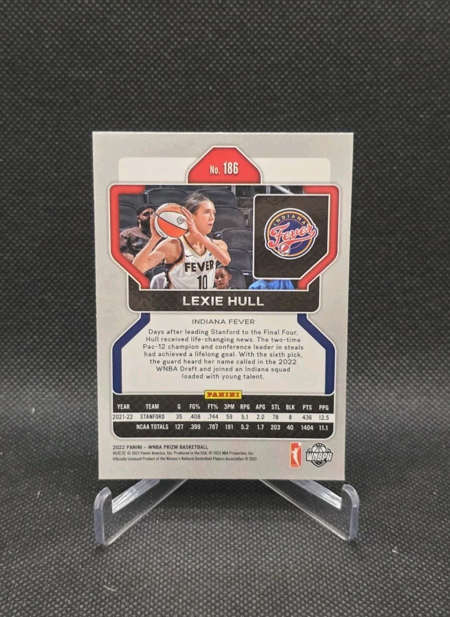 2022 Panini Prizm WNBA #186 Lexie Hull RC Indiana Fever Rookie