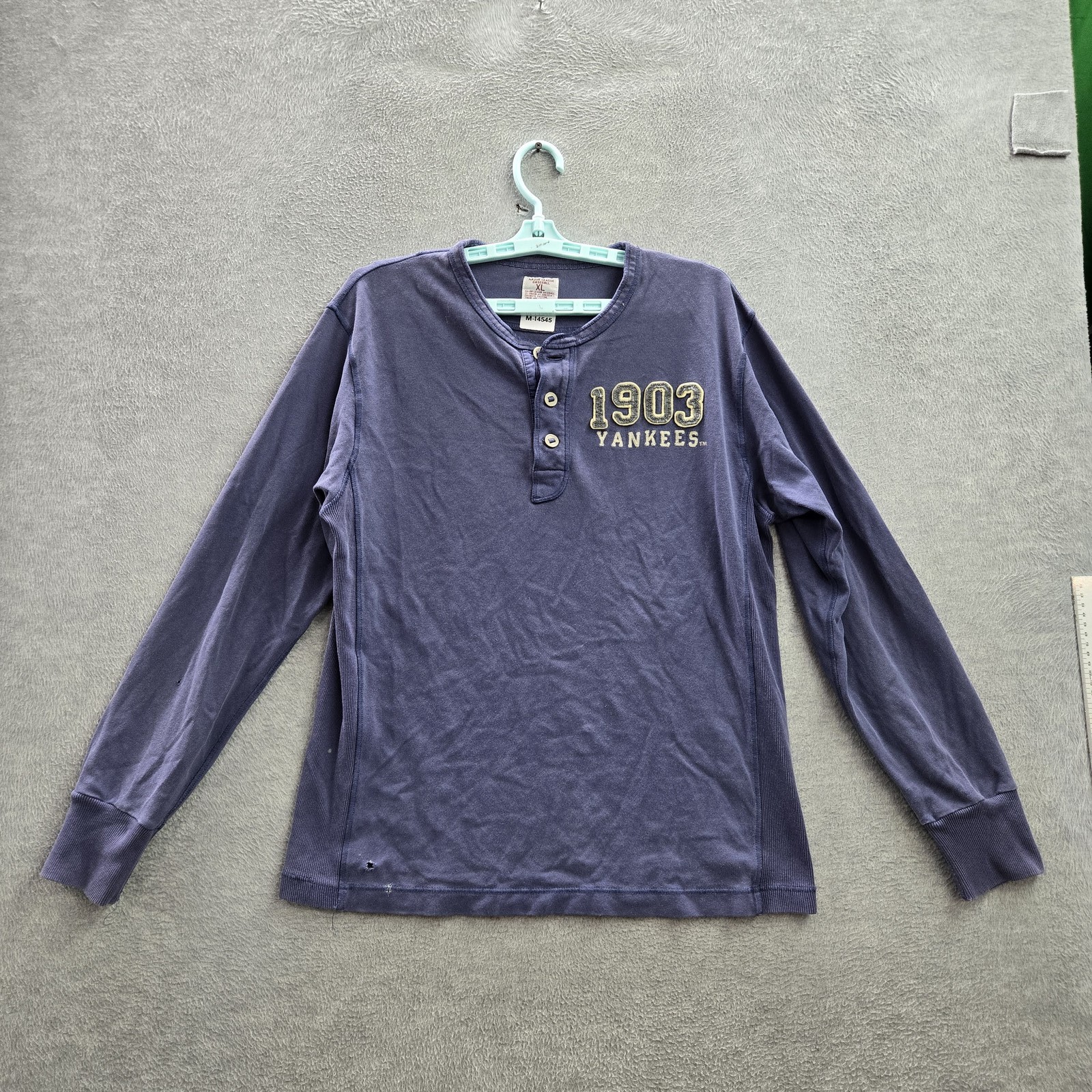 VINTAGE New York Yankees x Uniqlo Men Sweater XL Major League Baseball 1903 READ