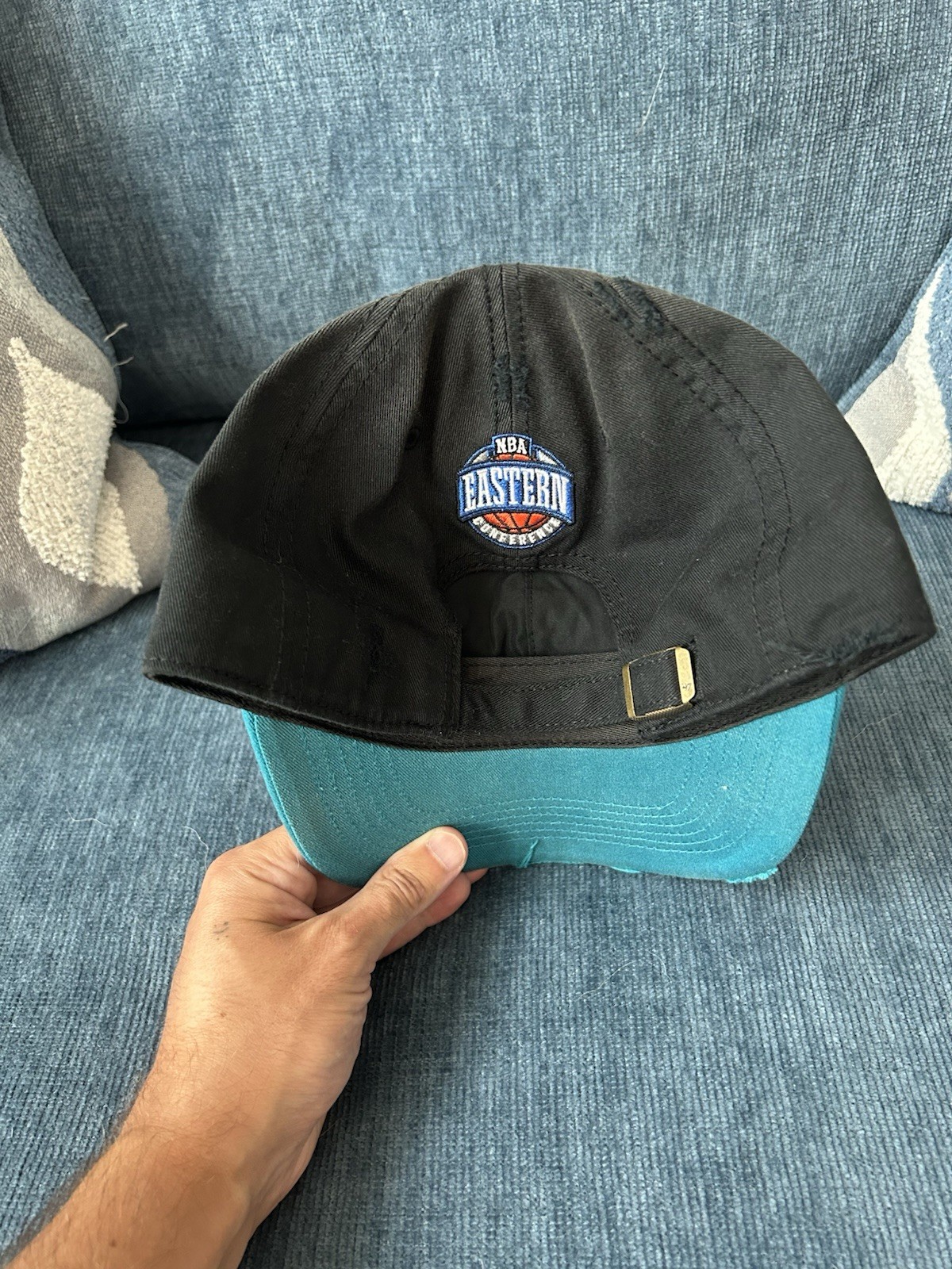 NBA Detroit Pistons Vintage Distressed Cap Hat ’47 Brand 90s Logo Cunningham