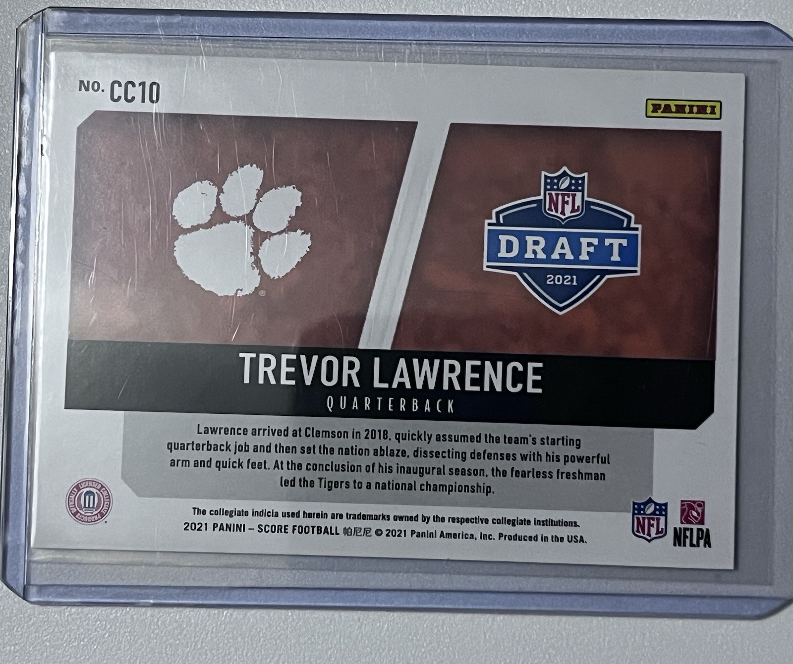 Trevor Lawrence 2021 Score Football Rookie Card RC Lot #301, CC10,TB1 – MINT!!!