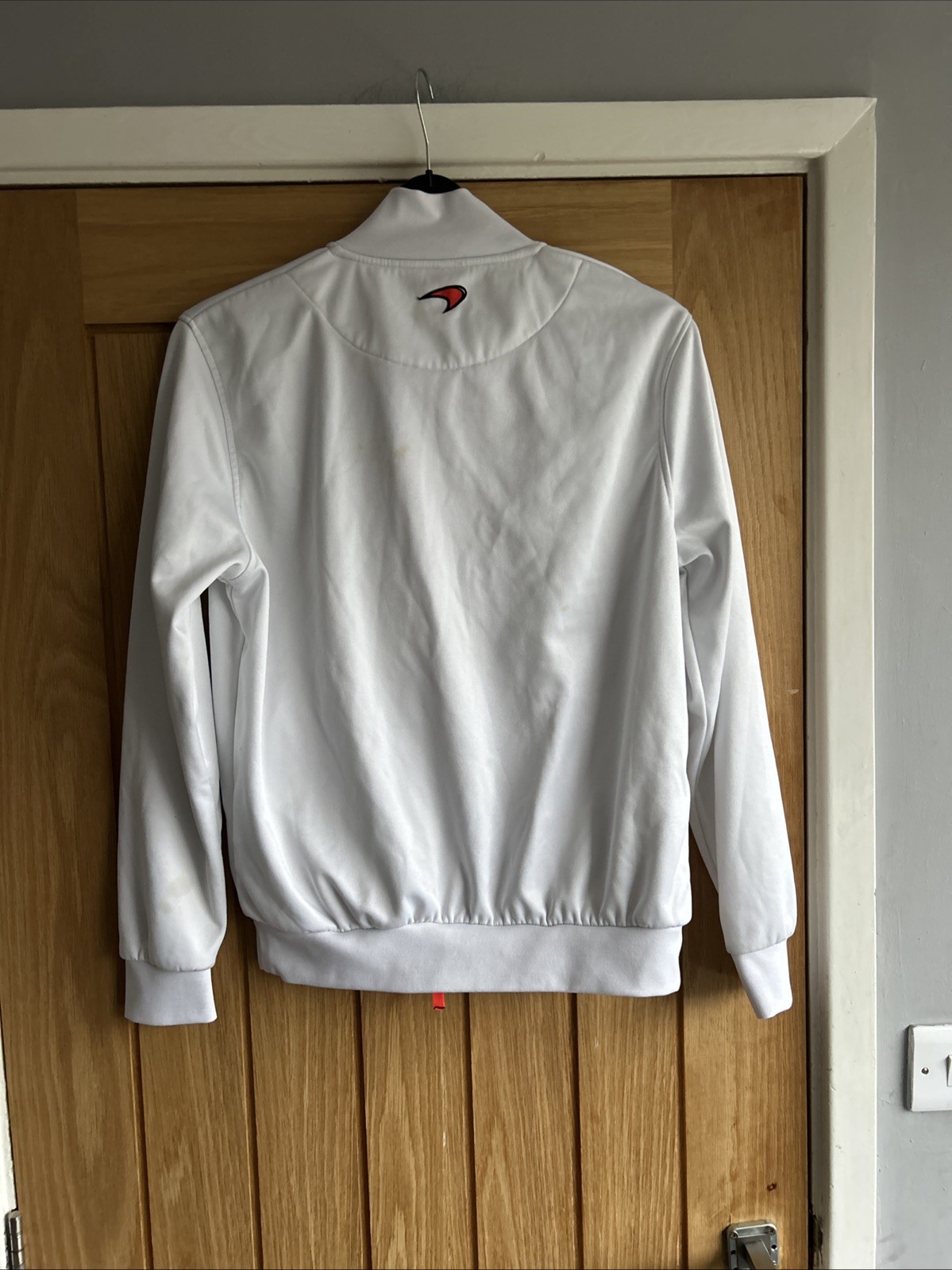 McLaren Honda F1 Team Jacket White Orange Size M 21″ P2P Official Formula 1