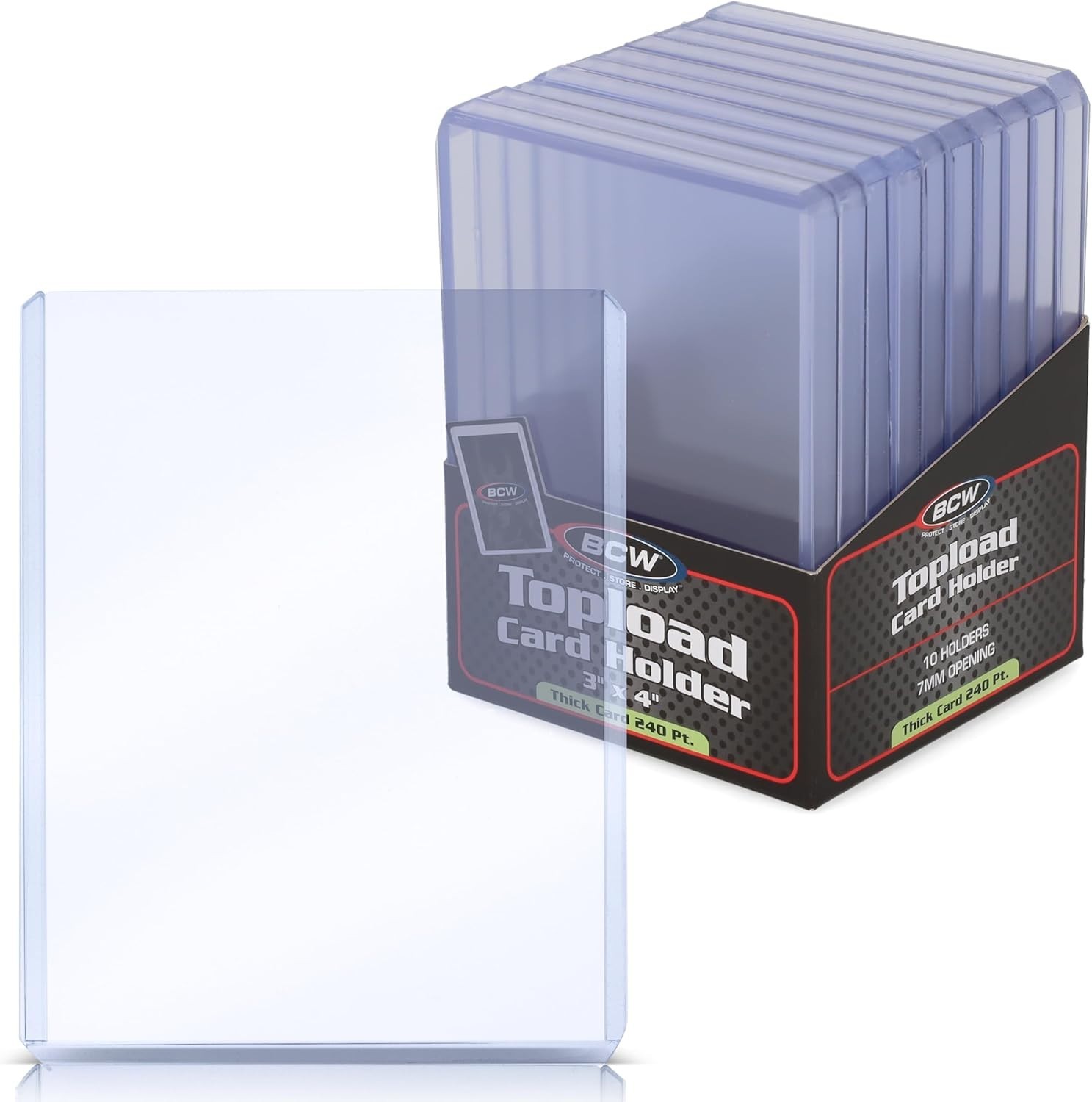 BCW Top Loaders Holders🍯3 X 4 Trading Cards Pro Premium Sleeves Deck Protectors