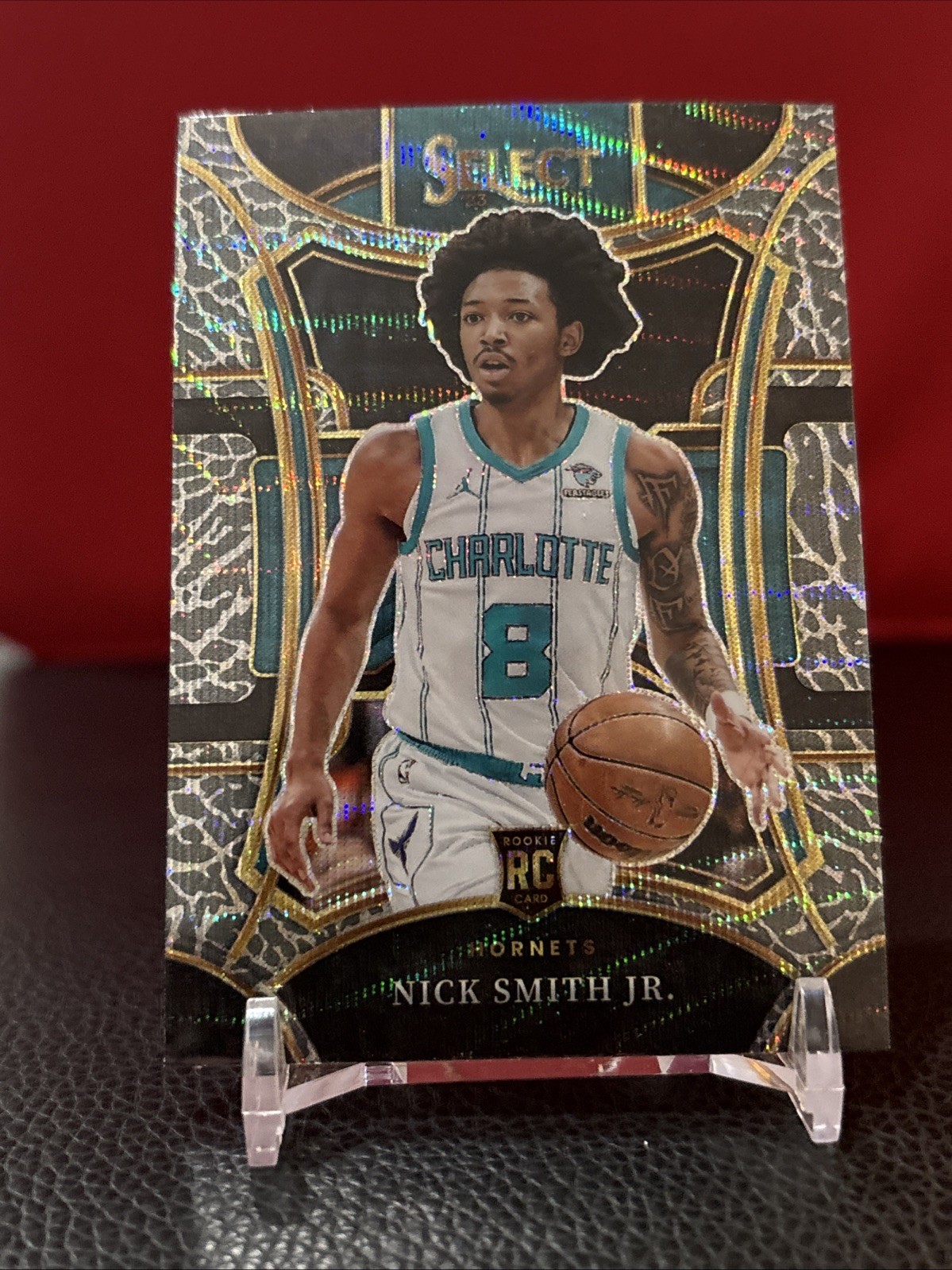 2023-24 Panini Select – Mezzanine Level Nick Smith Jr. #310 Elephant Prizm (RC)