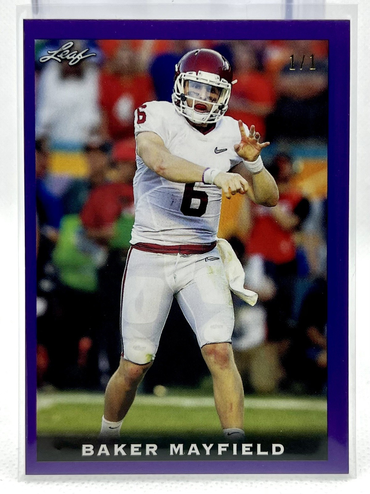 2018 Leaf The National 1/1 Baker Mayfield Rookie