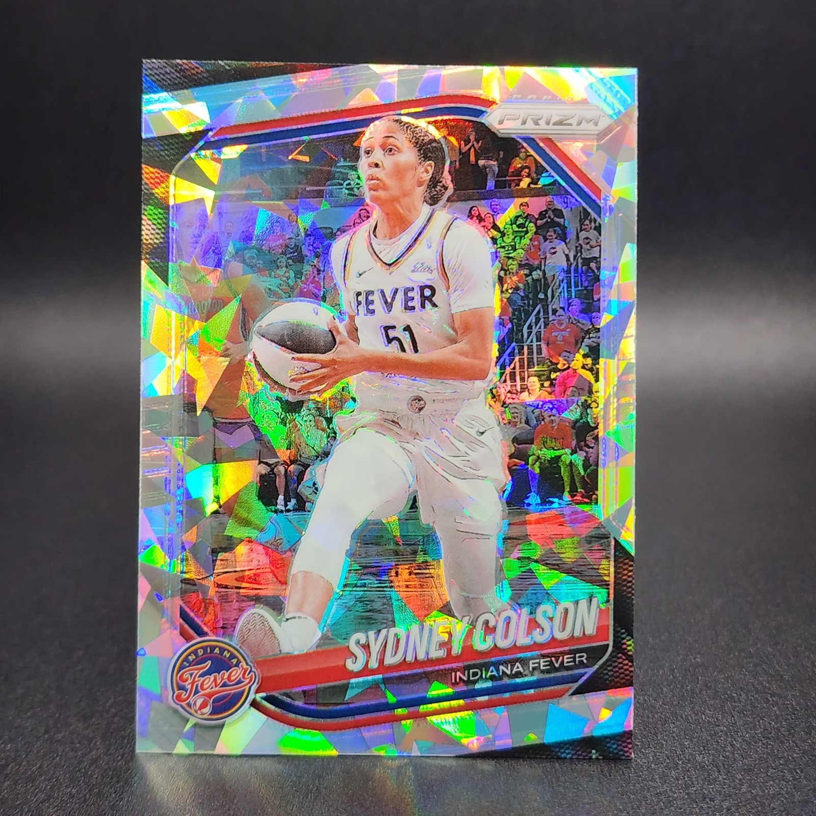 2025 Panini WNBA Prizm Basketball – Cracked Ice Prizm #1 Sydney Colson Fever