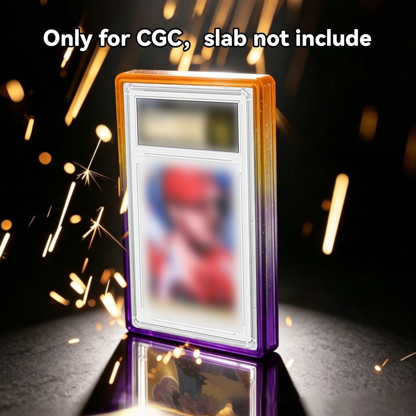 Graded Card Slab Bumper Guard Protector TPU Case Clear Back for CGC Trading 35PT