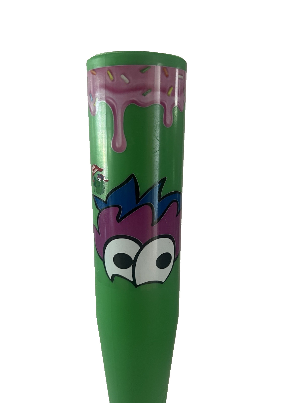 New! Philadelphia Phillies Phanatic Beverage Beer Bat w/Home Plate Stand 18″Tall