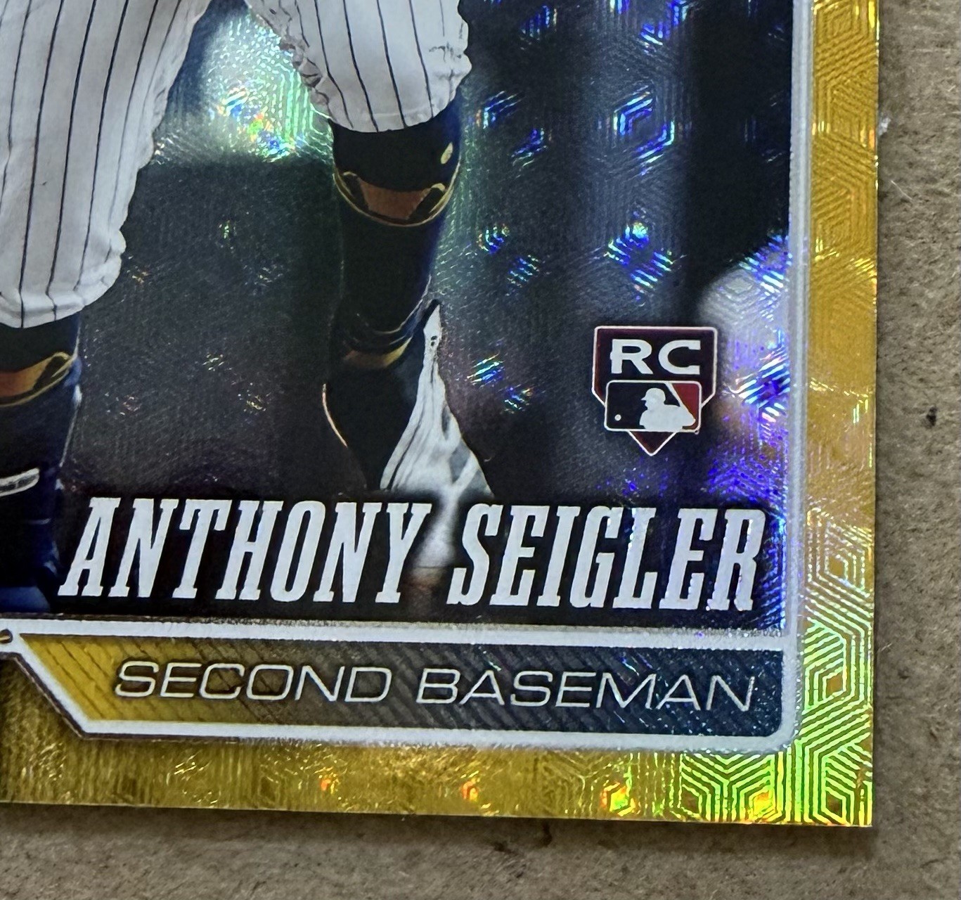 2026 Topps #286 Anthony Seigler Foilfractor True 1/1 RC Yankees Brewers