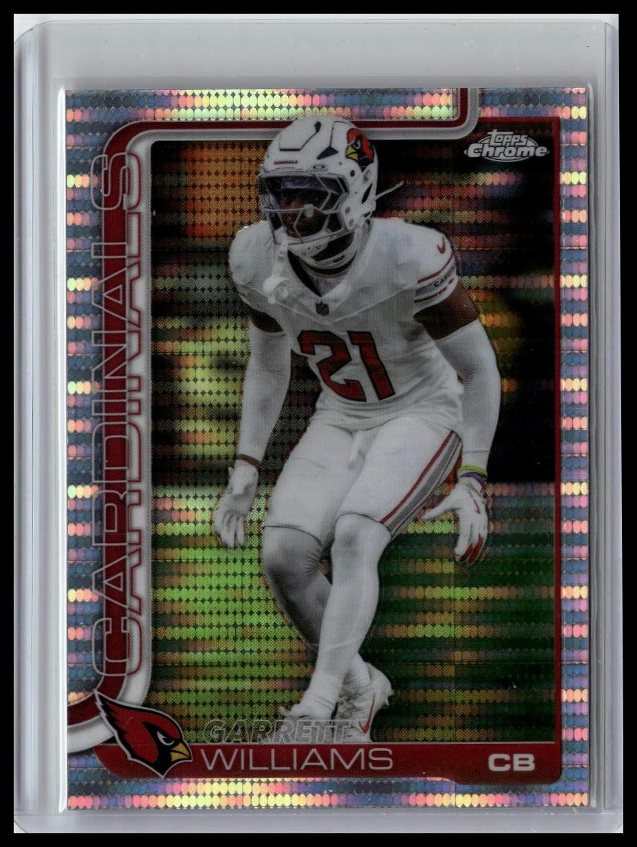 2025 Topps Chrome #6 Garrett Williams Pulsar Refractor