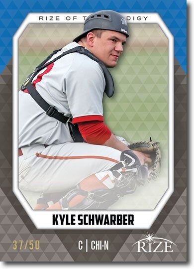 KYLE SCHWARBER Phillies 2014 Leaf Prodigy BLACK Individually #’d xx/50 RC