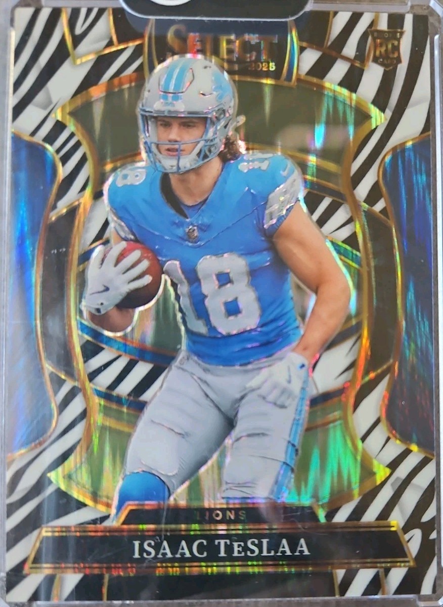 2025 Select – Concourse Isaac Teslaa #70 Zebra Shock Prizm (ROOKIE CASE HIT)