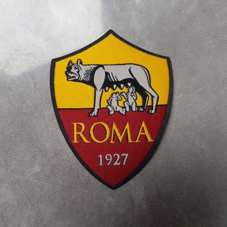 5pcs AS Roma Crest Patch Heat Iron Transfer Logo For Jersey Pants Jacket