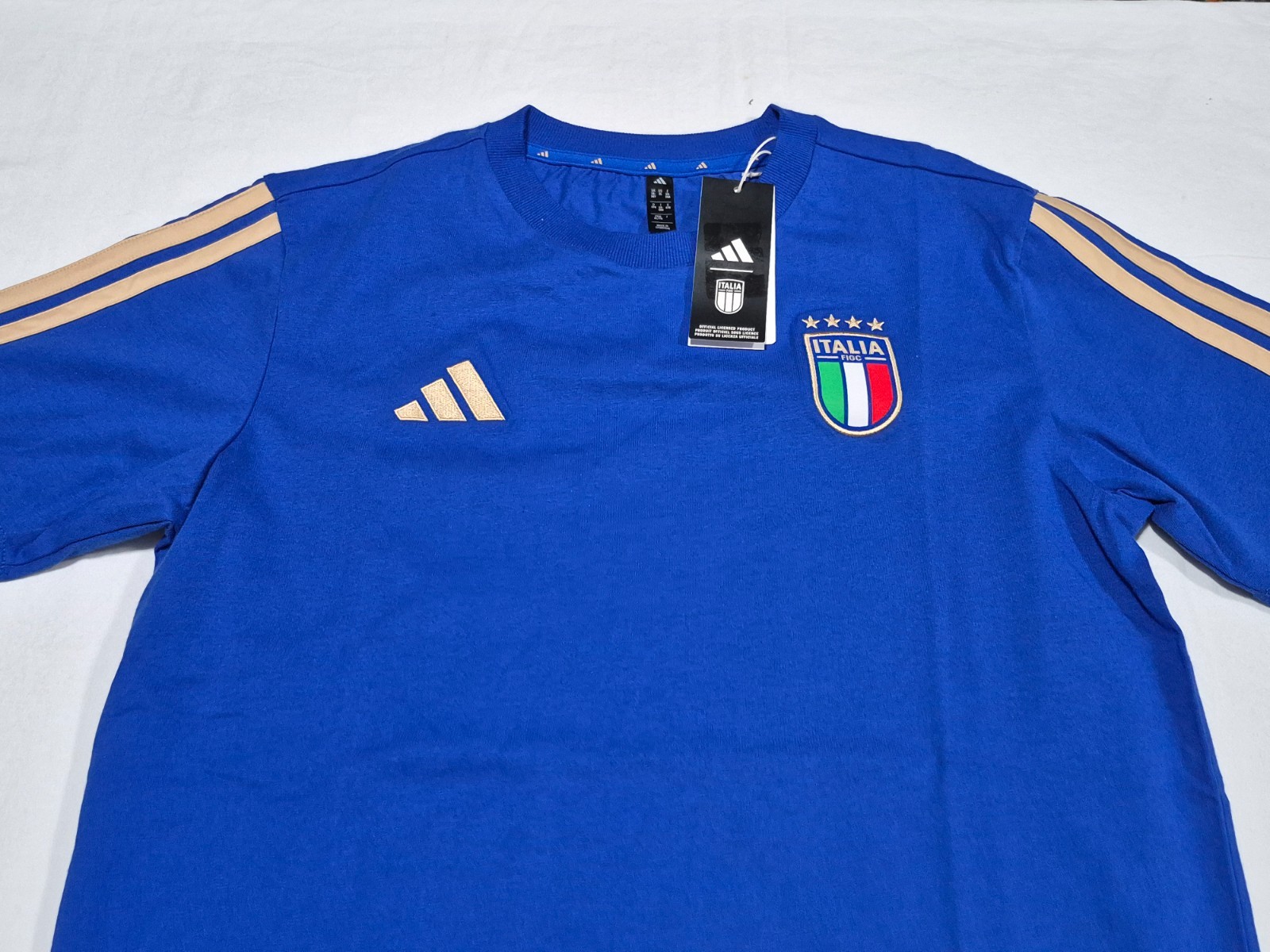 Adidas Italy National Team T-Shirt Youth 13-14 Y Blue 2026 World Cup JY9540