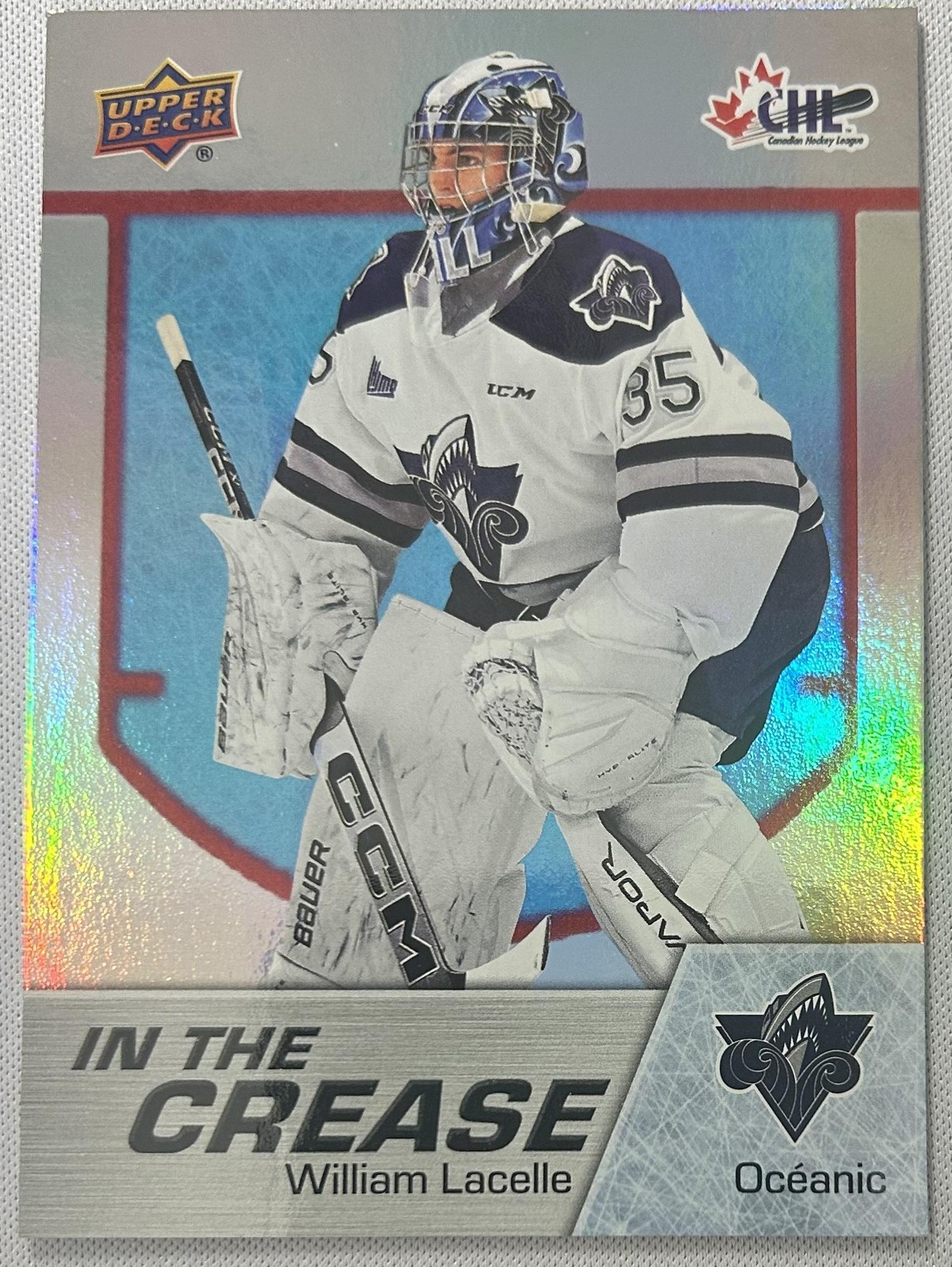 2025-26 Upper Deck CHL #ITC-23 William Lacelle In the Crease