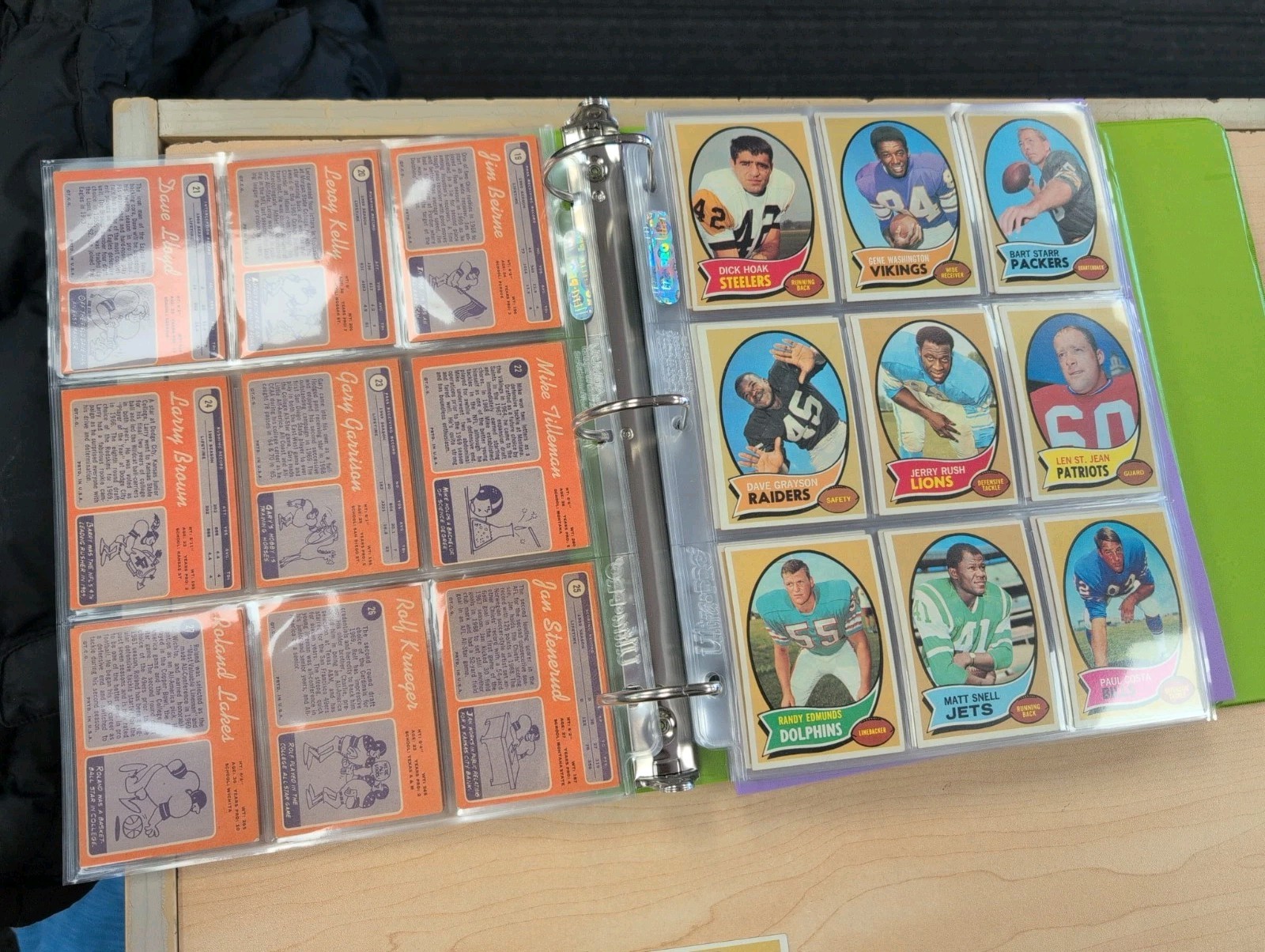 1970 Topps NFL Football Complete Set 1-263 VG Simpson RC, Namath