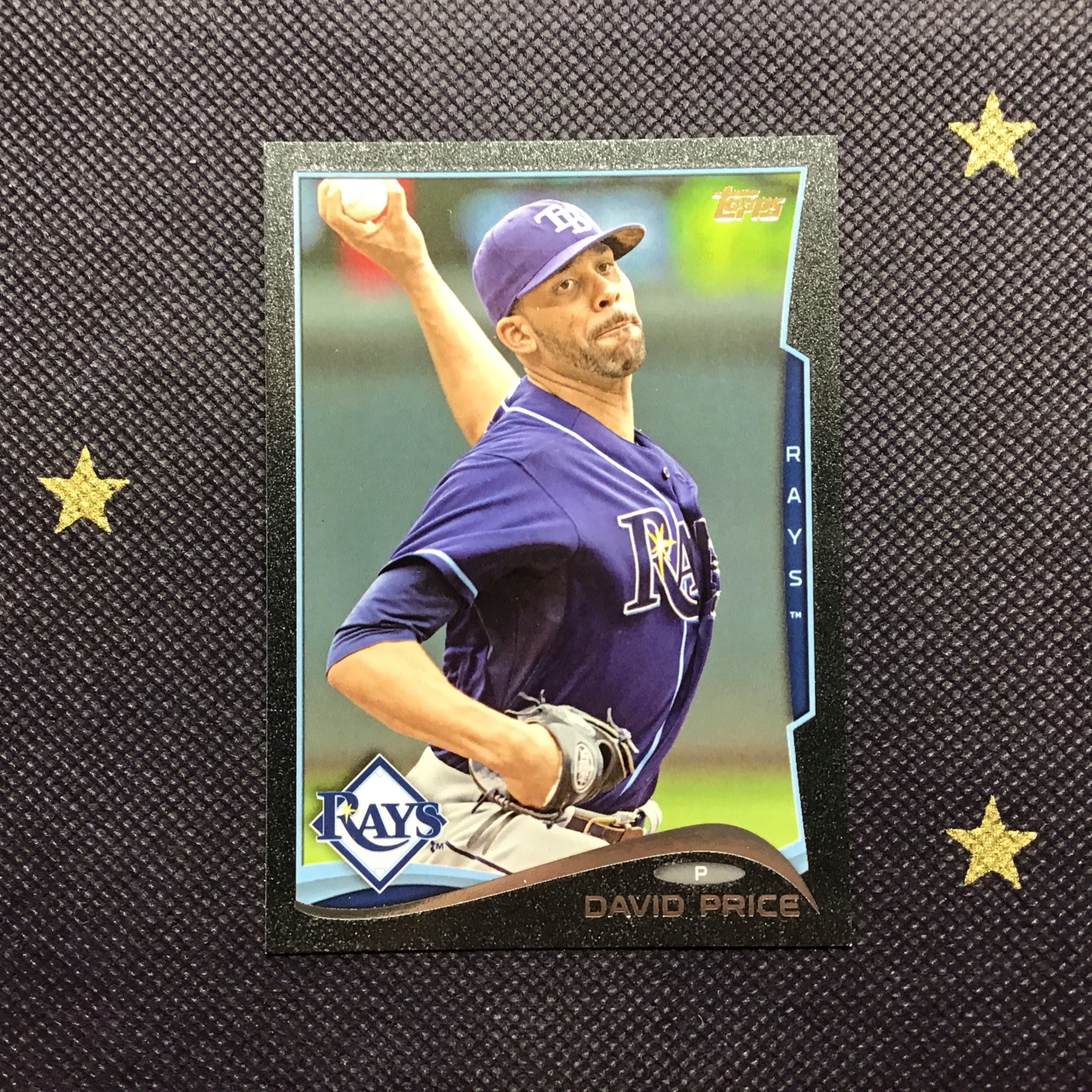 David Price 2014 Topps Black #’d/63 #489 Rays