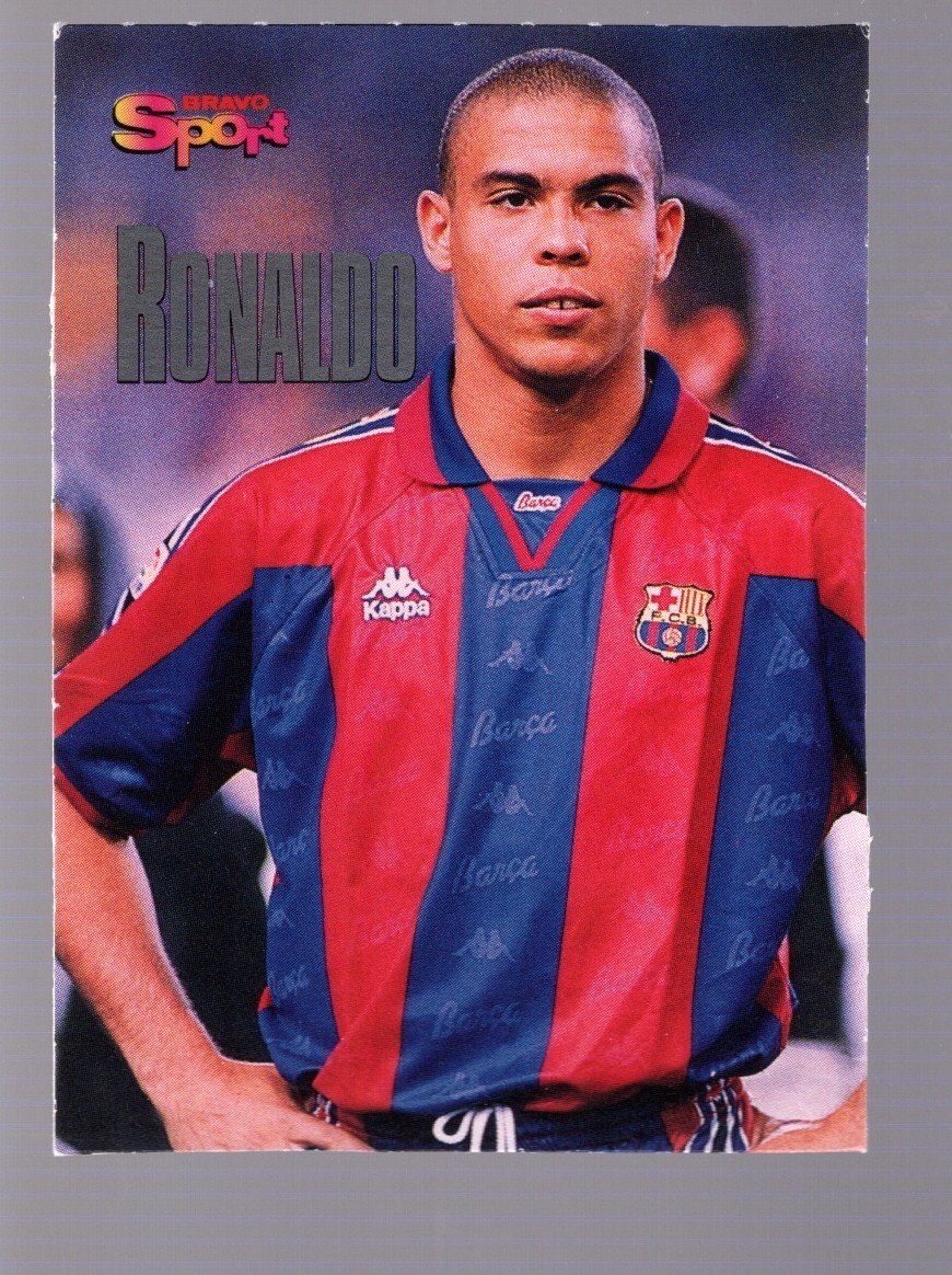 Bravo Sport Sammelkarte 1996 – Fußball Ronaldo Barcelona German Sport Card