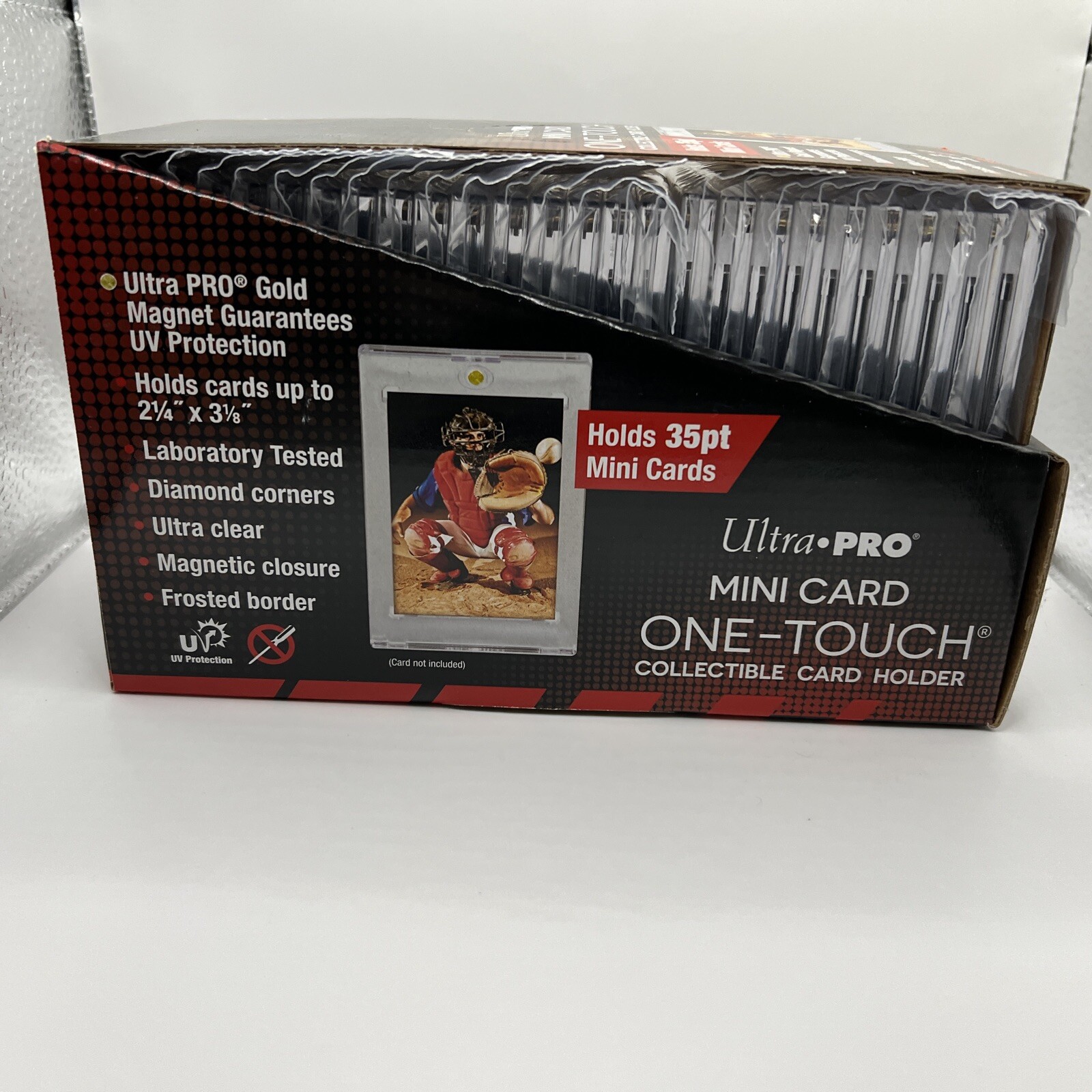 Ultra Pro One-Touch Magnetic Card Holder 35pt Point MINI CARD – BOX of 25