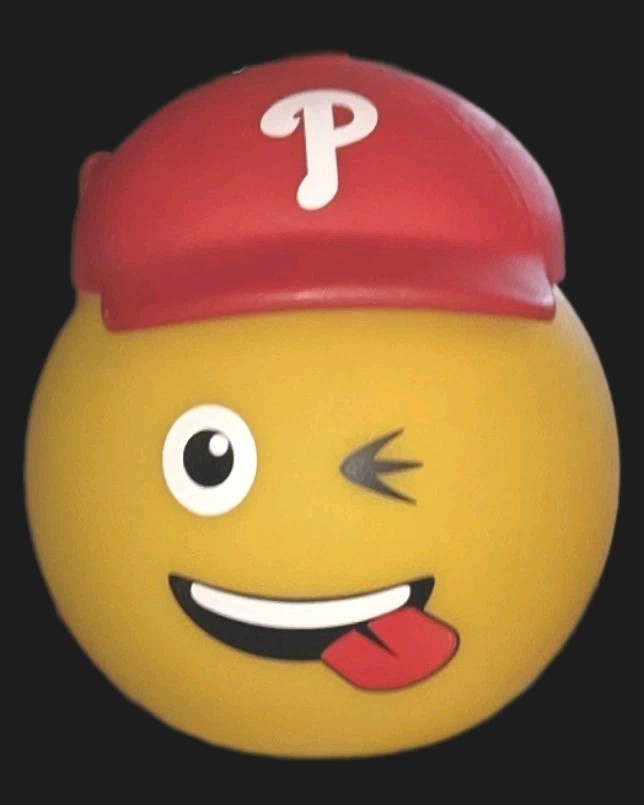Philadelphia Phillies MLB Emoji Face Plastic Coin Bank 5 Inches Hat Unscrews
