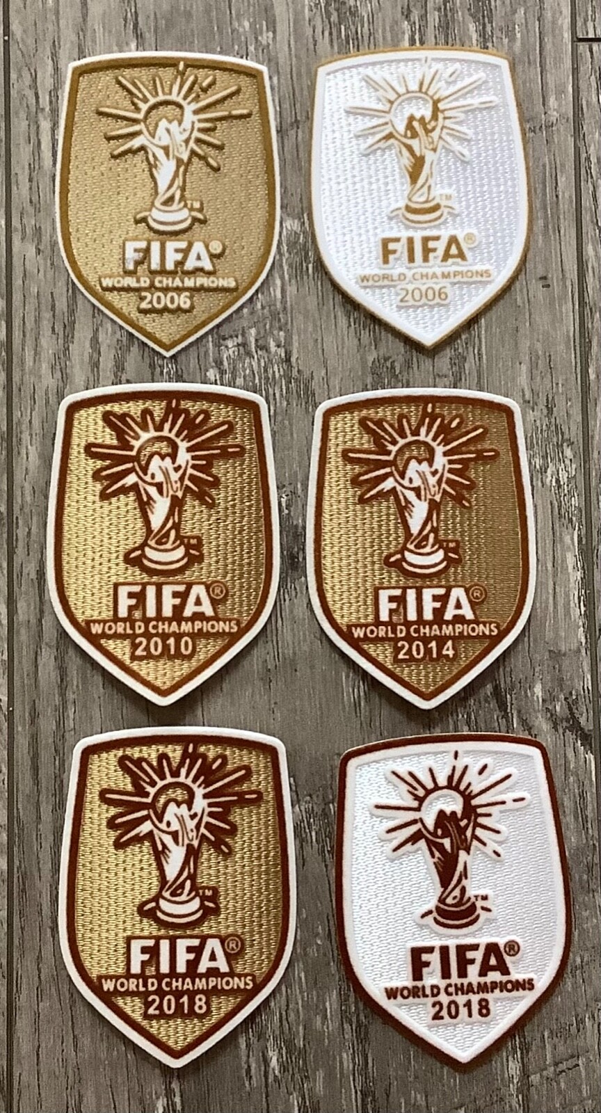 2006/2010/2014/2018 FIFA World Cup Barcelona Real Madrid FC Patch Badge Soccer