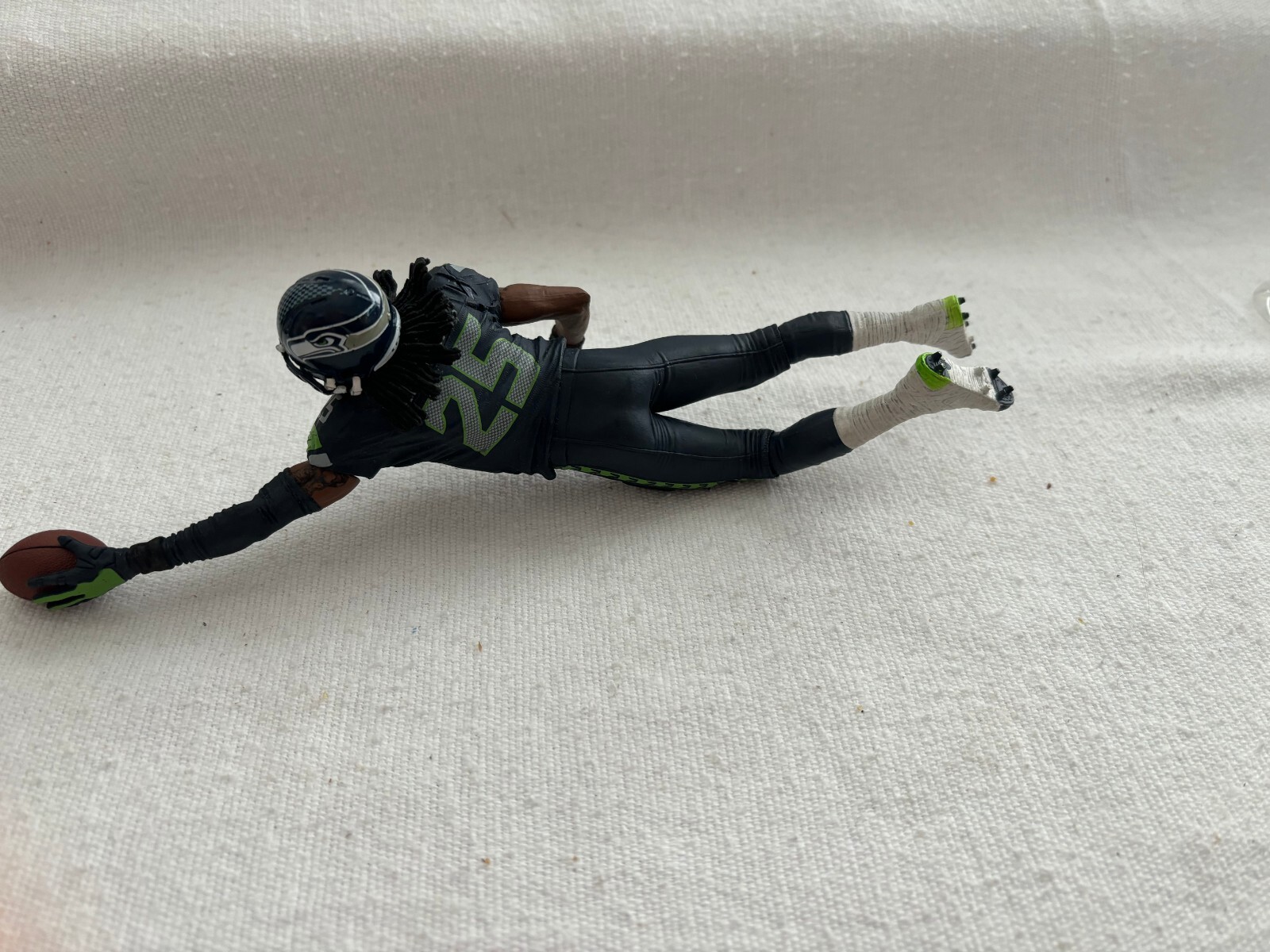 RICHARD SHERMAN SEATTLE SEAHAWK ACTION FIGURE ONLY “NO STAND”