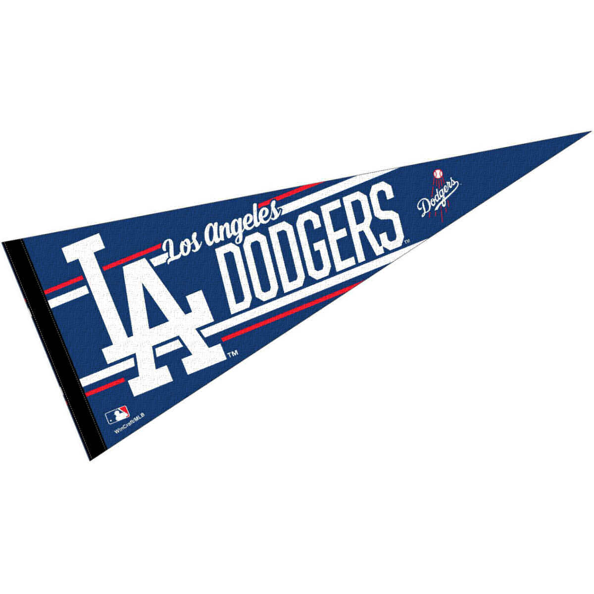 LA Dodgers MLB 12 in X 30 in Pennant