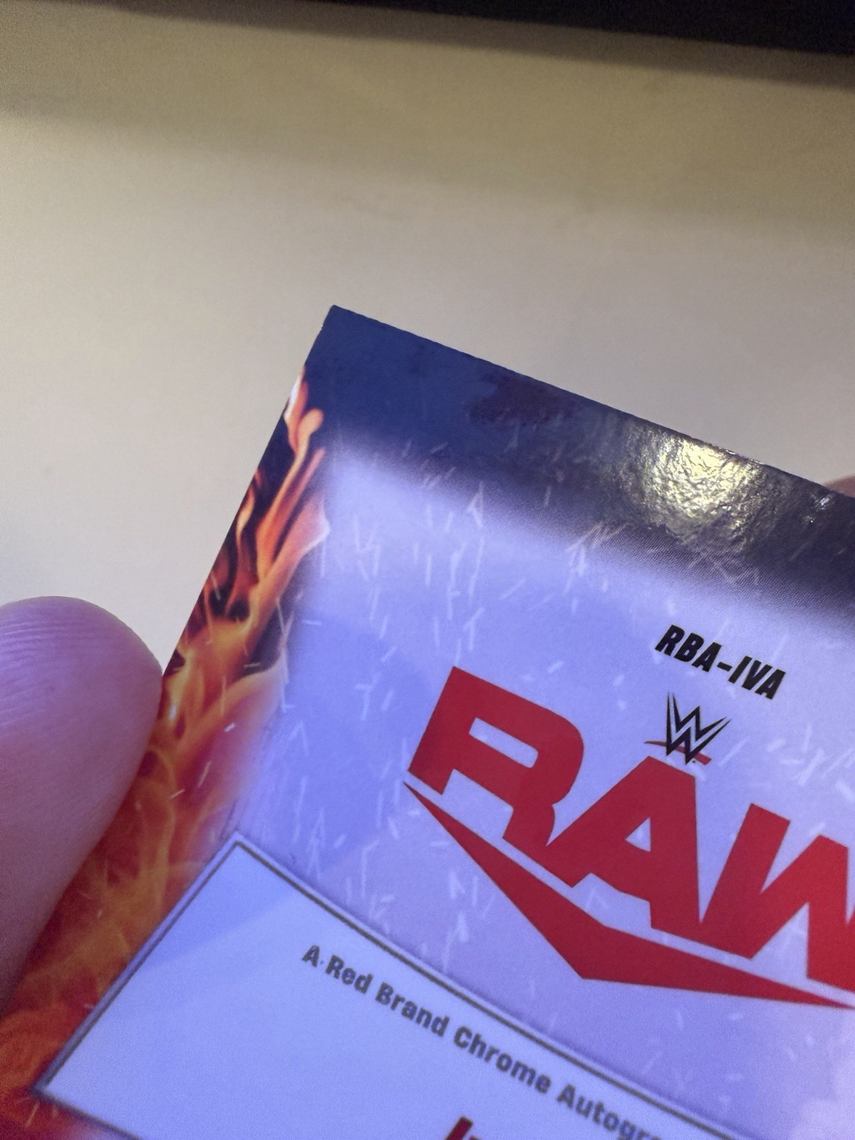 2025 Topps Chrome WWE IVAR Red Brand Geometric Autograph /5