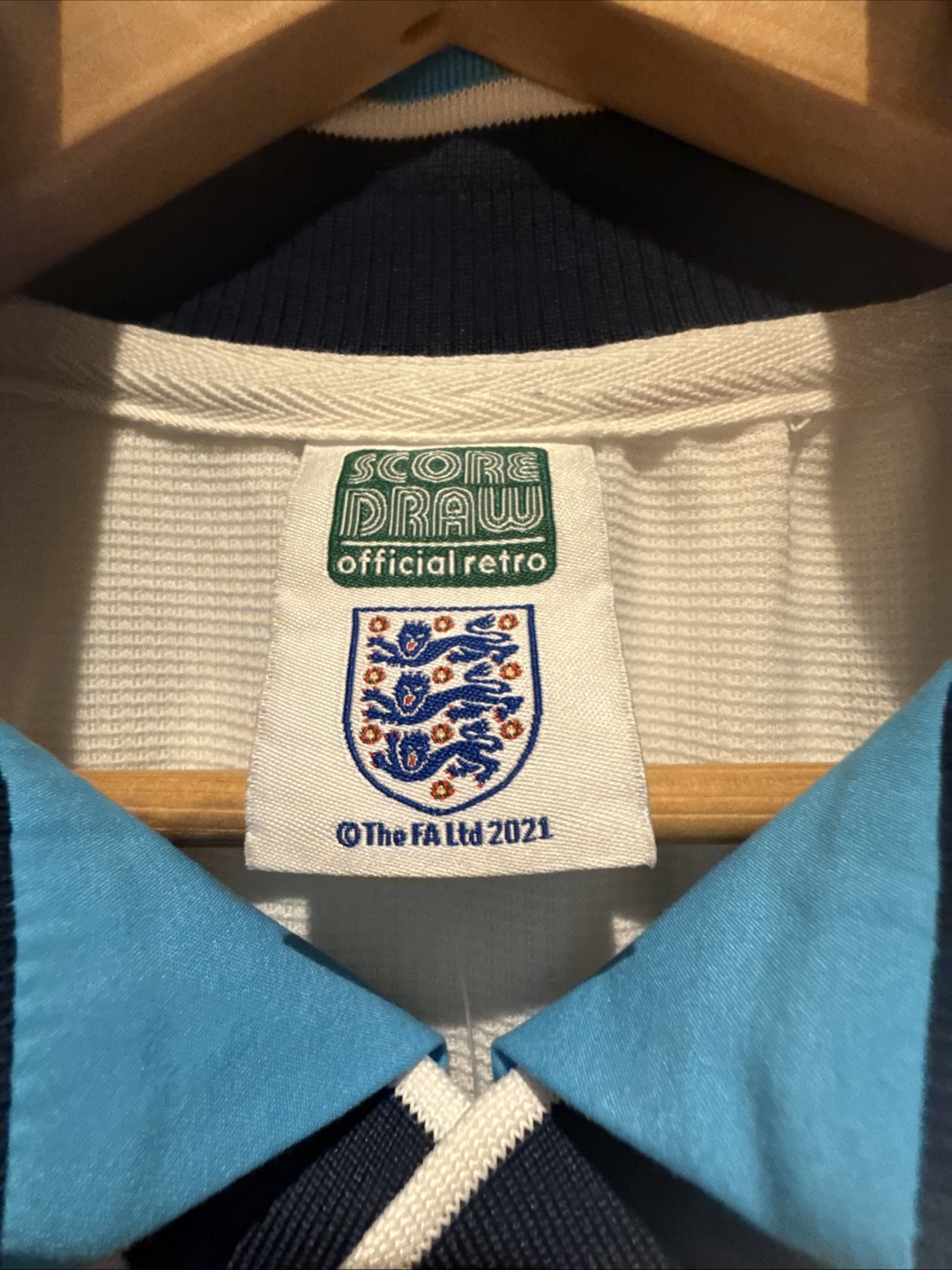 England Euro 96 Home Shirt Adult Large Football Shirt Score Draw 1996