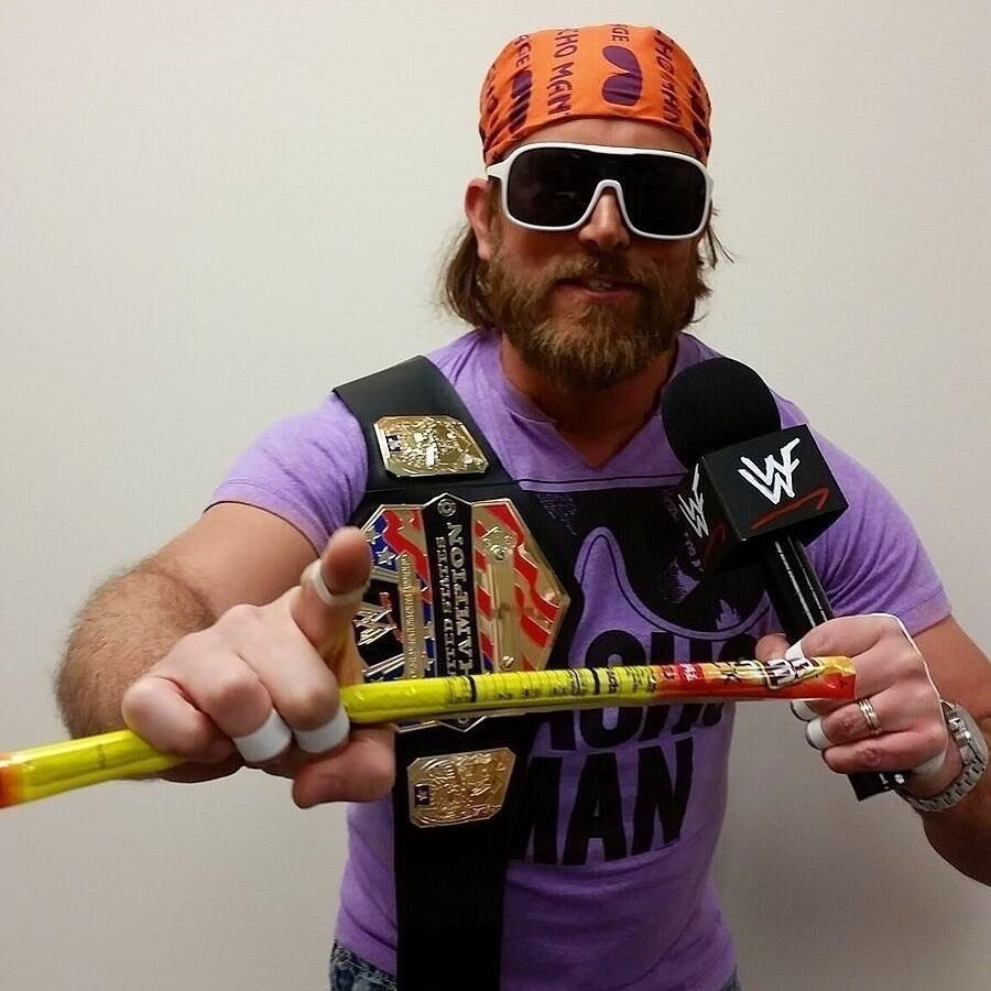 Macho Man Randy Savage Purple Orange Adult Costume