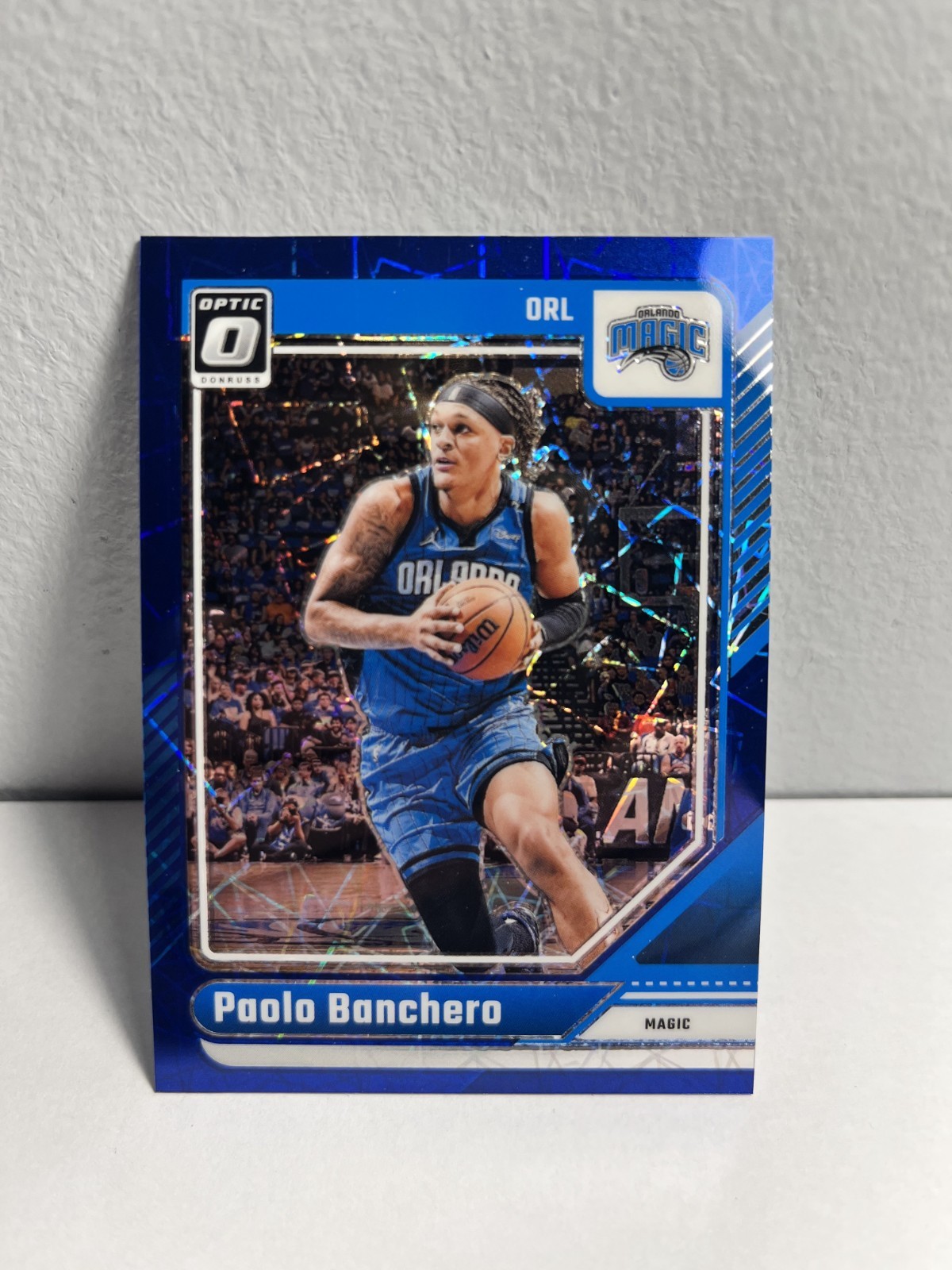 2024-25 Donruss Optic Paolo Banchero Card Blue Velocity Holo Prizm SP