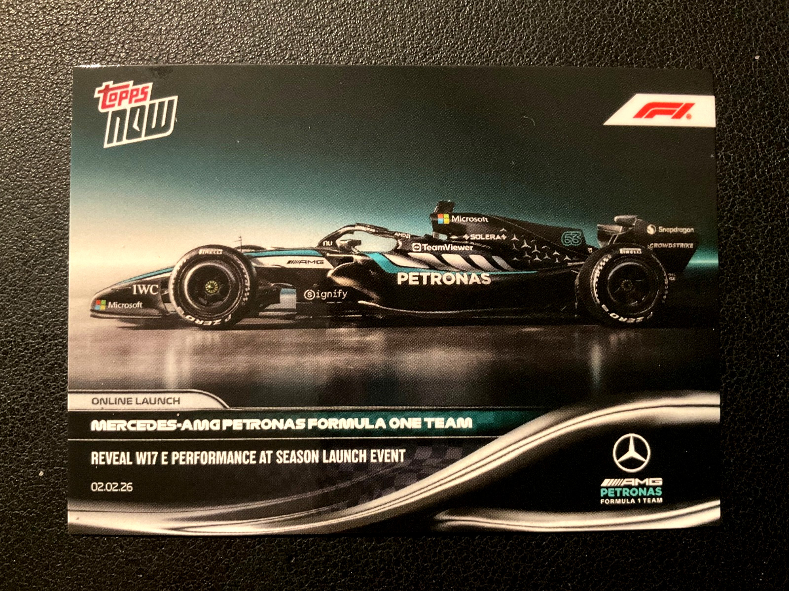*PICK YOUR CARD* 2026 Topps Now Formula 1 F1 Base Set (UPDATED April 26, 2026)